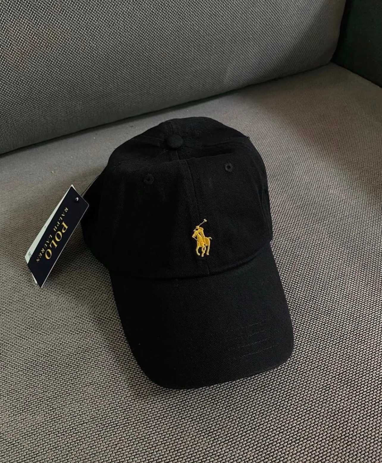 Polo Ralph Lauren cap black-yellow