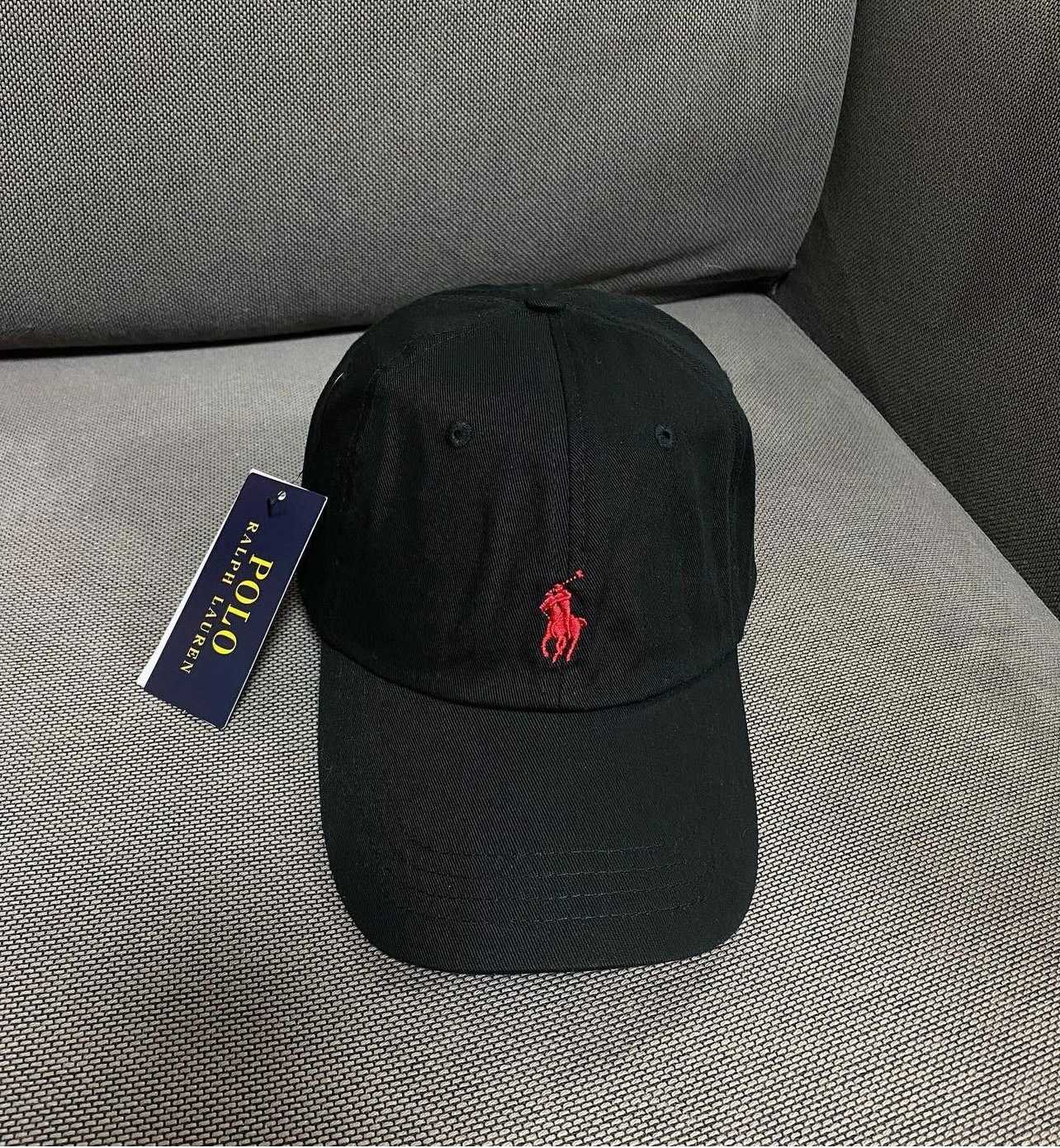 Ralph lauren cap black red cheap
