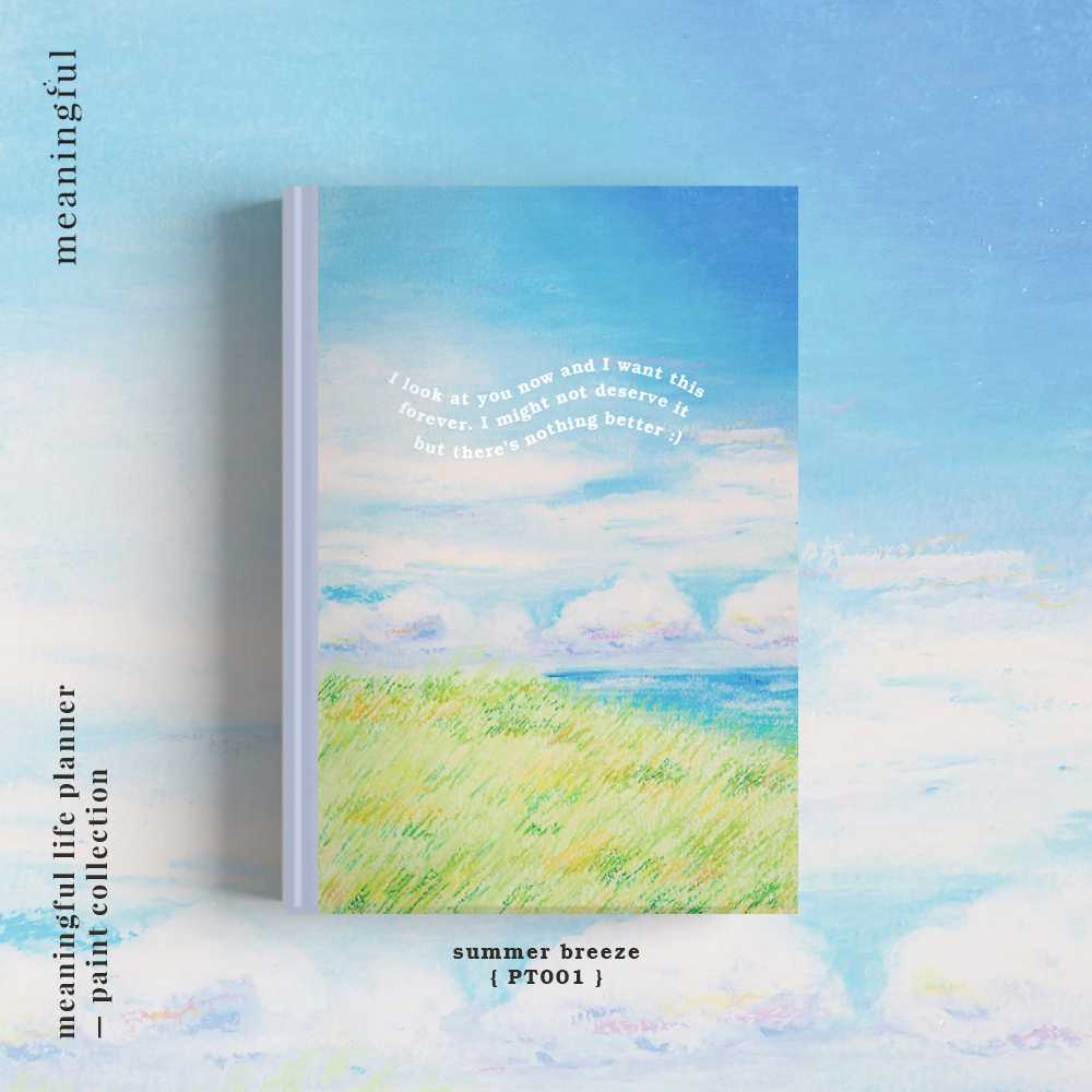 Meaningful Life Planner & notebook | Paint collection — pt001