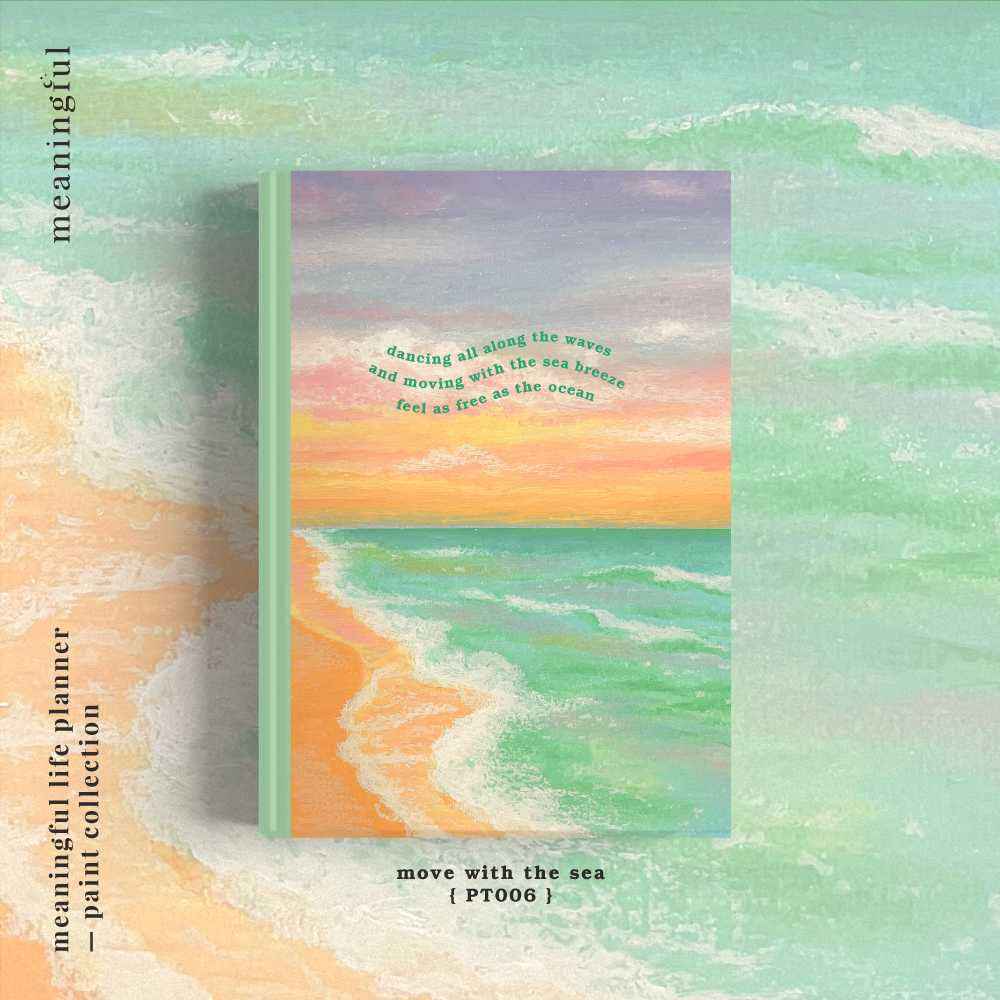 Meaningful Life Planner & notebook | Paint collection — pt006
