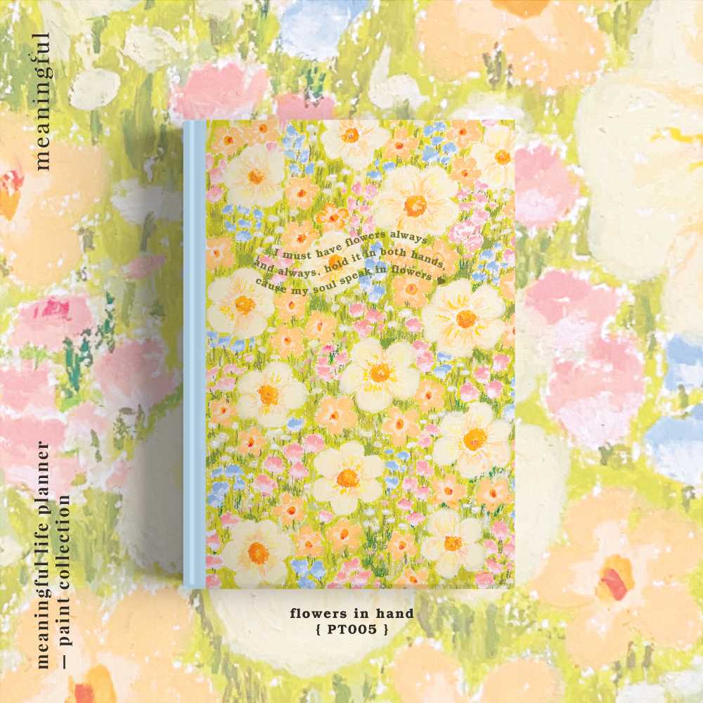 Meaningful Life Planner & notebook | Paint collection — pt005