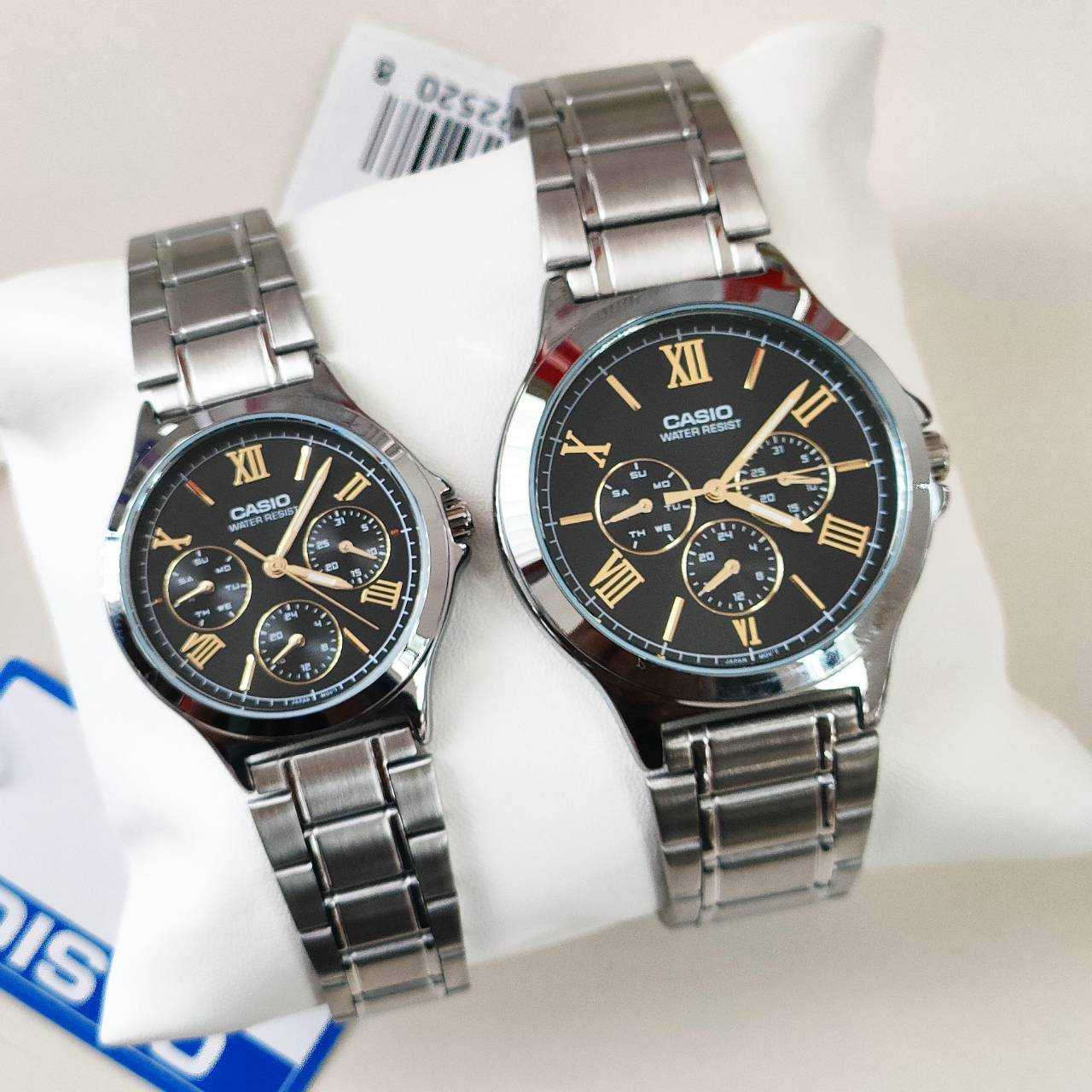 นาฬิกาคู่  CASIO รุ่น MTP-V300D-1A2 ของแท้ประกันศูนย์ CMG 1 ปี