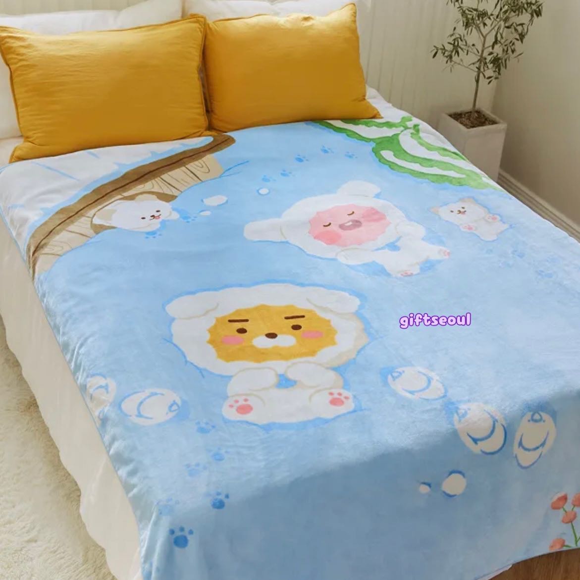 📦 Kakao Friends Blanket Ryan&Apeach