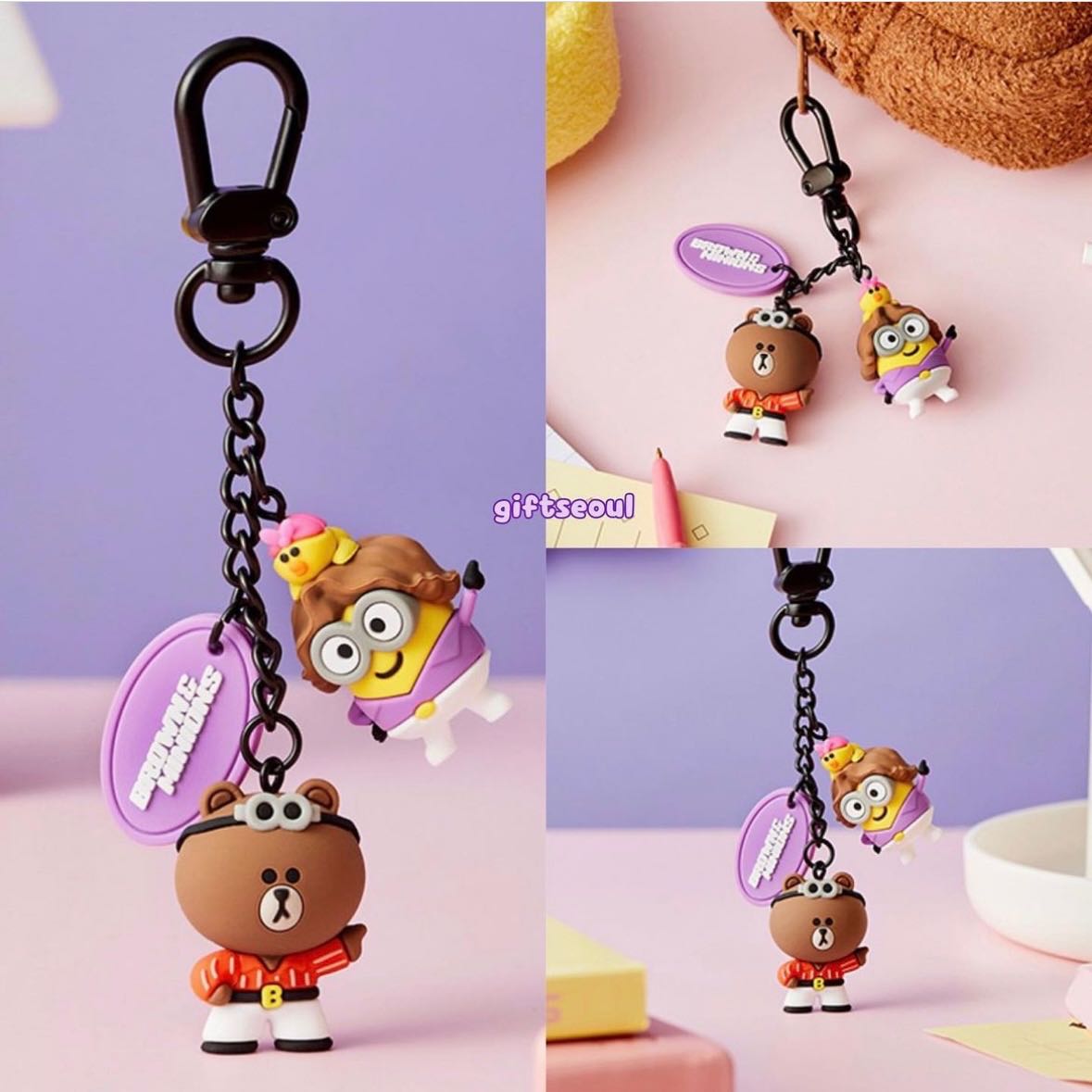 📦 Figure Keyring Brown&Minions