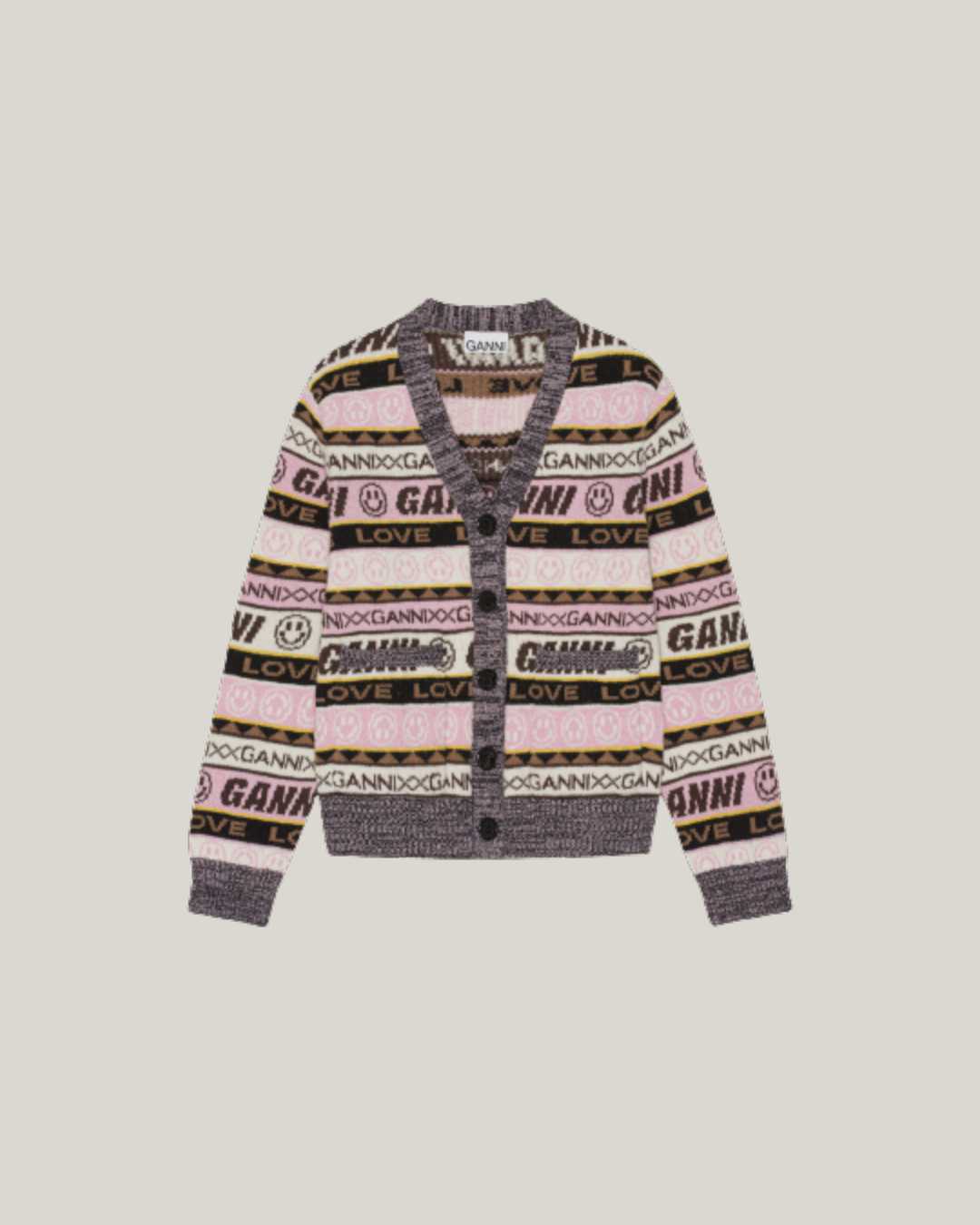 GANNI | Graphic Cardigan