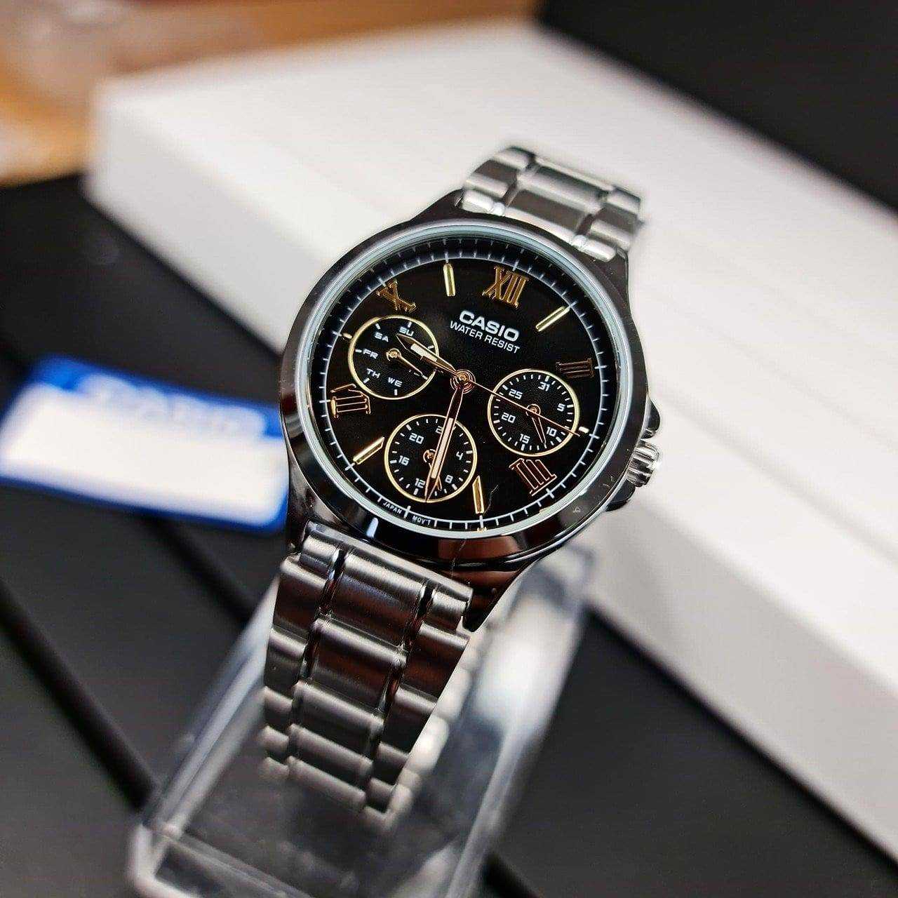 CASIO Standard รุ่น LTP-V300D-1A2UDF สายสแตนเลส