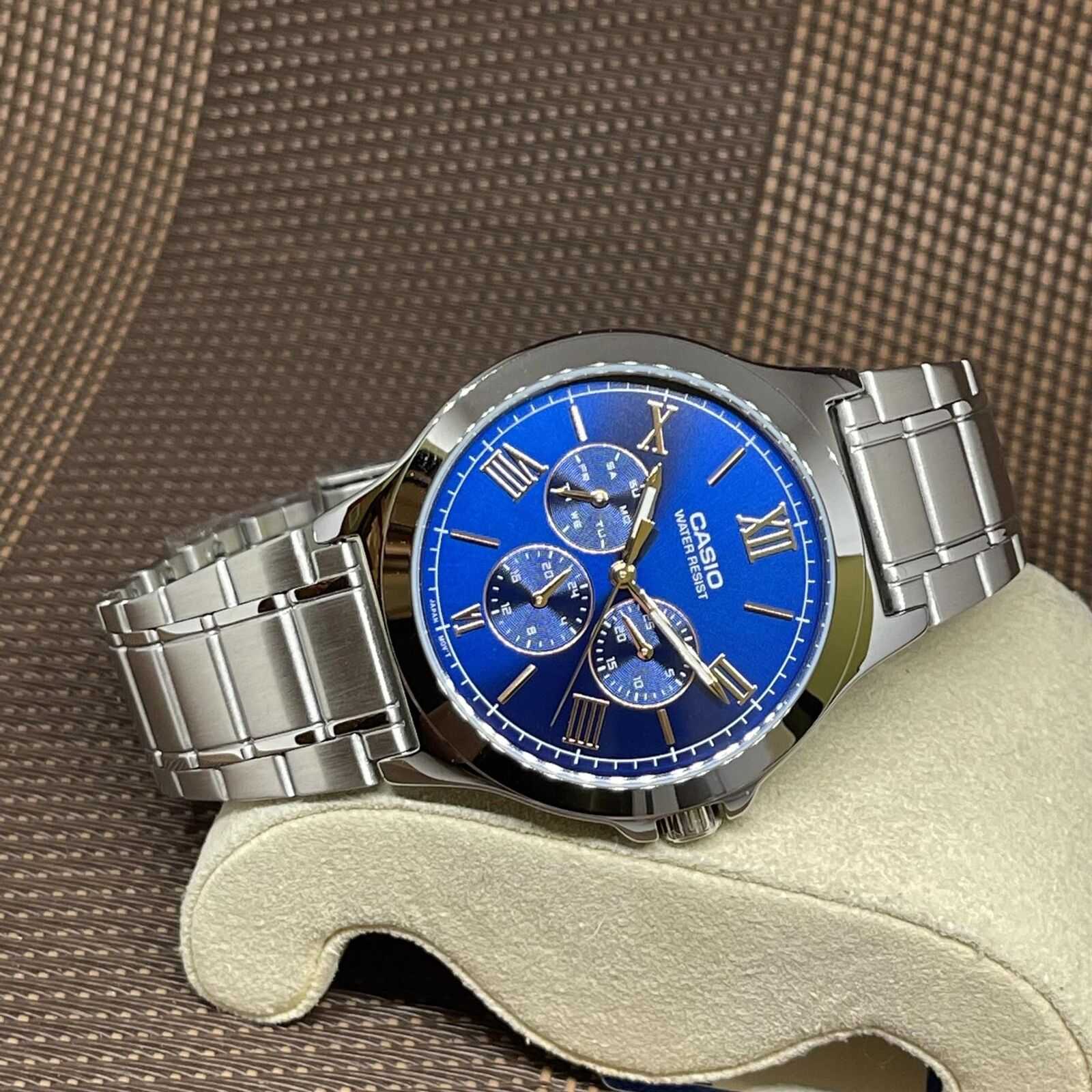 นาฬิกาผู้ชายCasio  MTP-V300D-2A รับประกัน 1 ปี