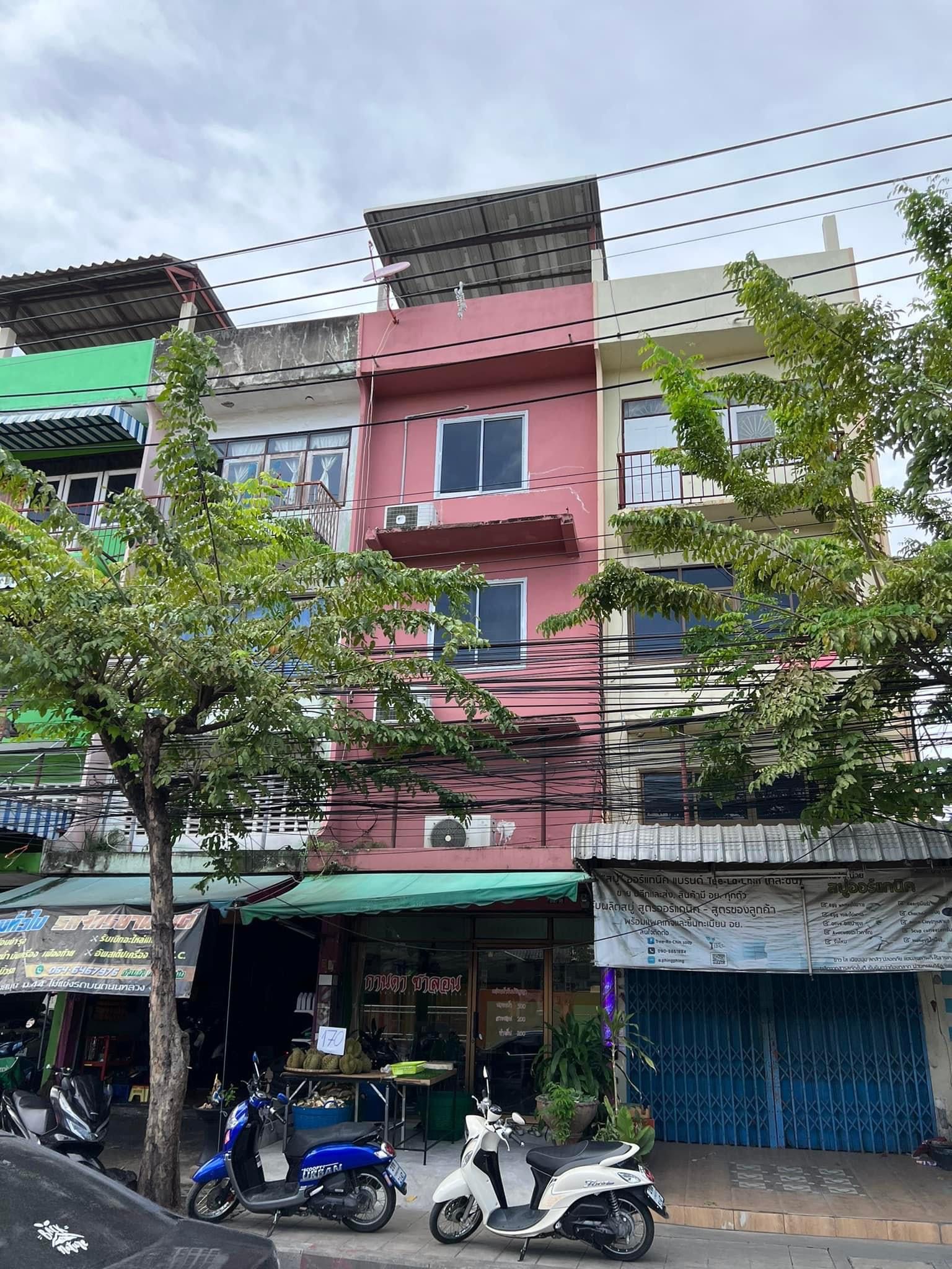 ขายตึกแถว 5 ชั้น ติดถนนกำนันแม้น 20 กัลปพฤกษ์