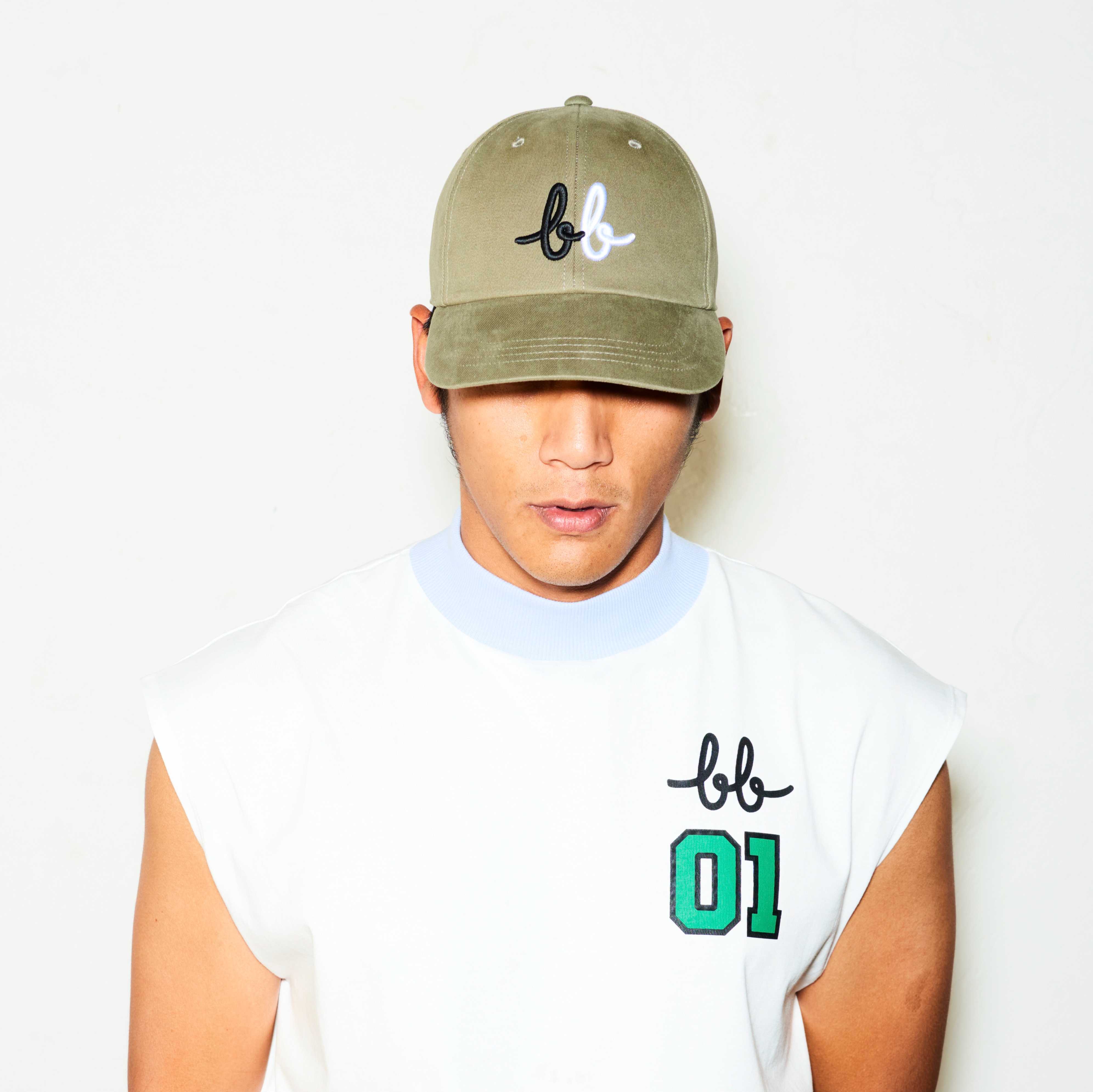 twill-cap-with-b-w-bb-embroidery-sage-line-shopping