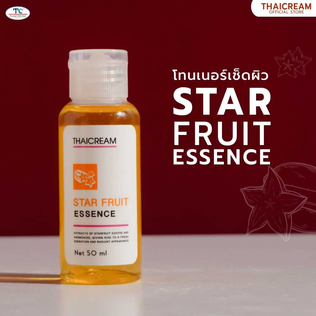 Thaicream น้ำตบ มะเฟือง โทนเนอร์เช็ดผิวมะเฟือง โทนเนอร์มะเฟือง โทนเนอร์เช็ดหน้า