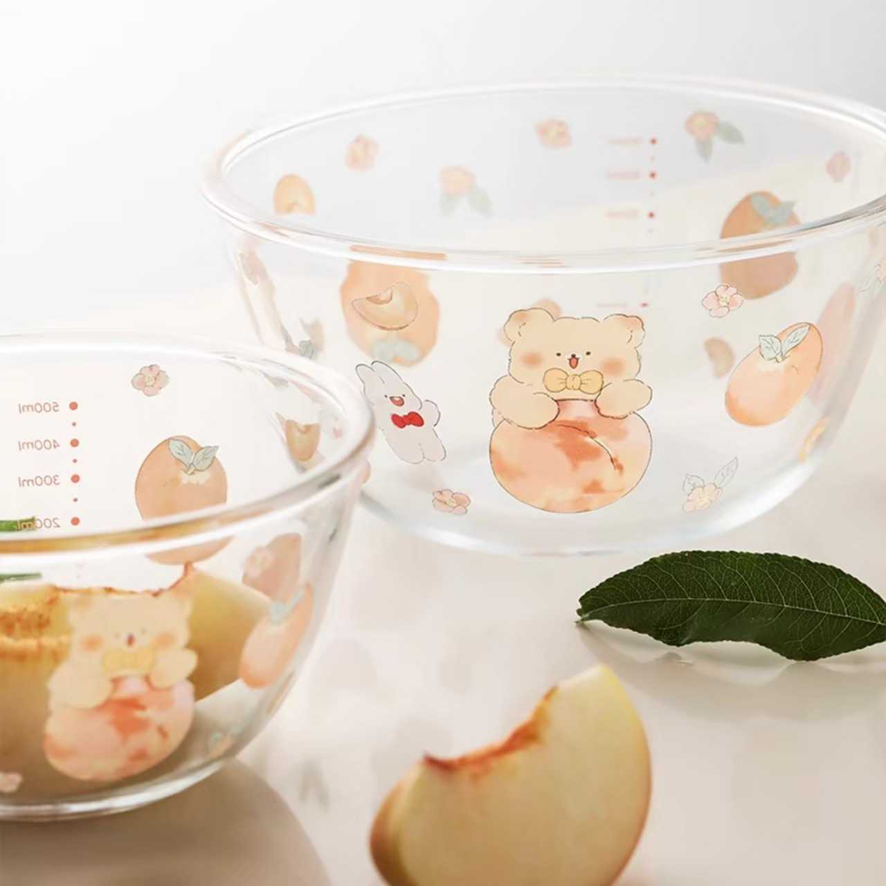 ชามน้อนหมีพีช Twinnies Decor