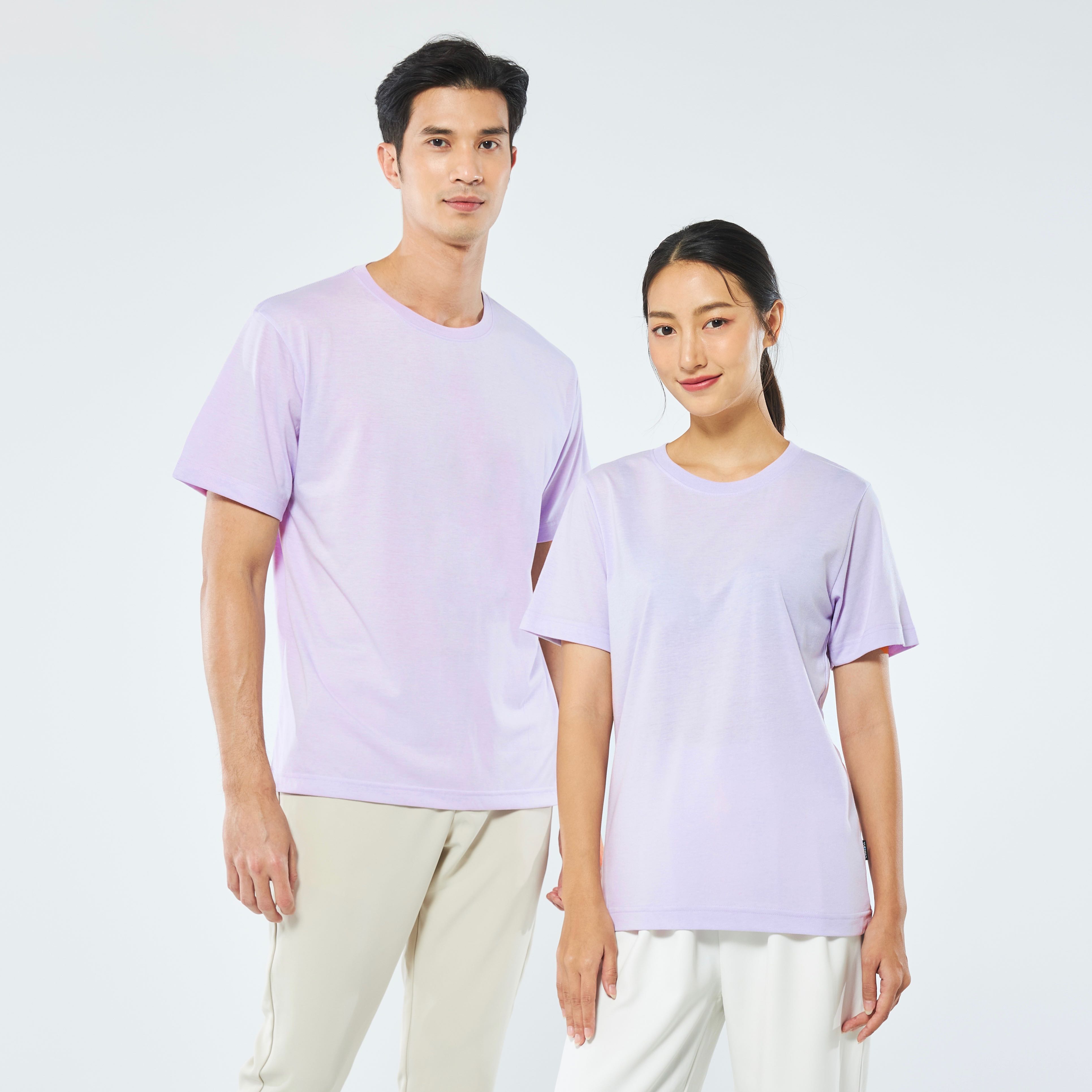 Yuedpao รุ่น Ultra Soft Non-Iron  คอกลม_สีเผือก