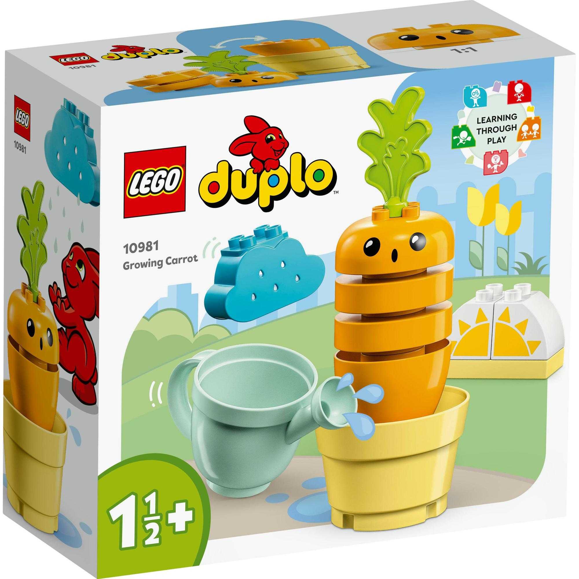 LEGO DUPLO My First 10981 Growing Carrot Building Toy Set (11 Pieces)