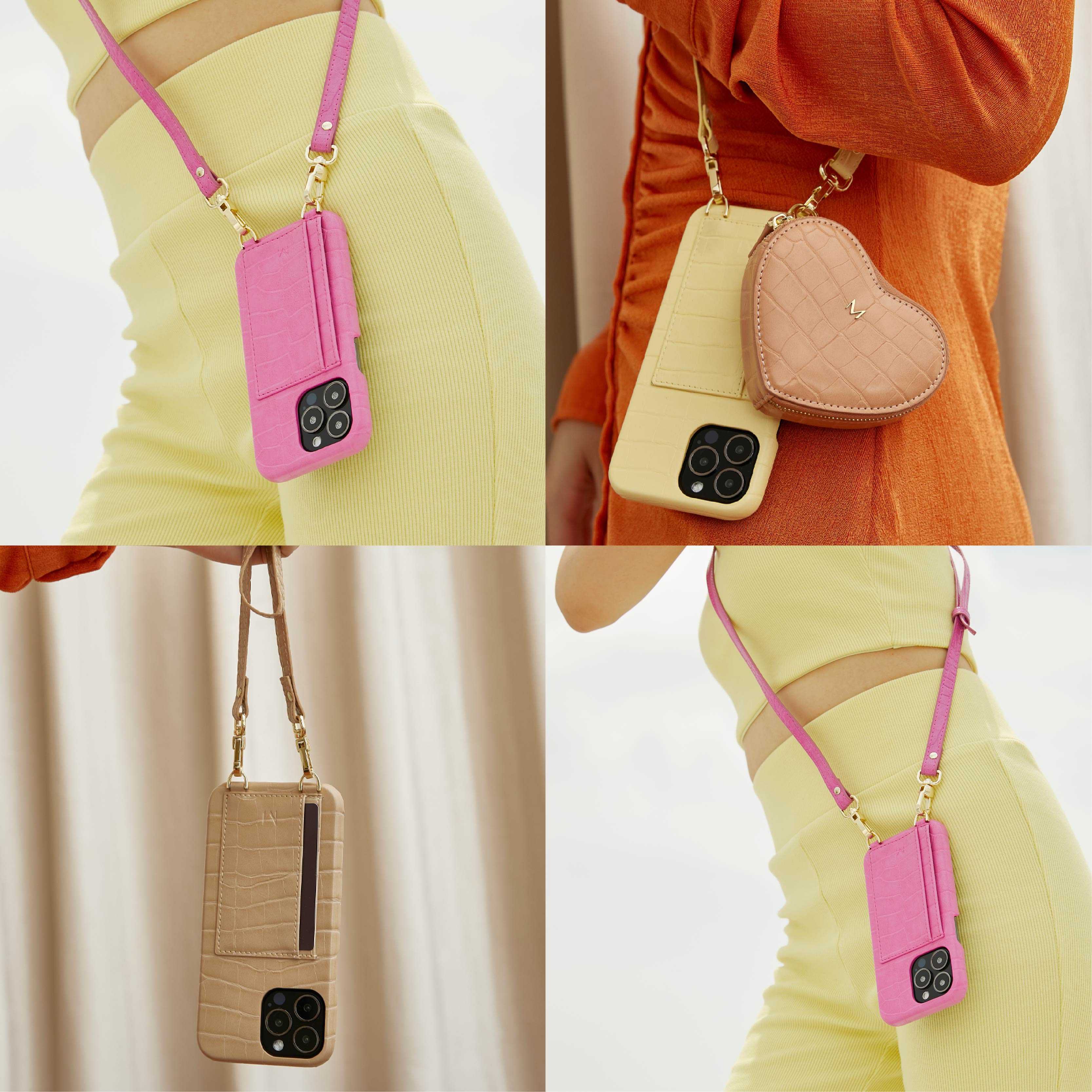 MUSE Strap Card Holder Phone Case WARM Tone (13/13Pro /13Pro Max)