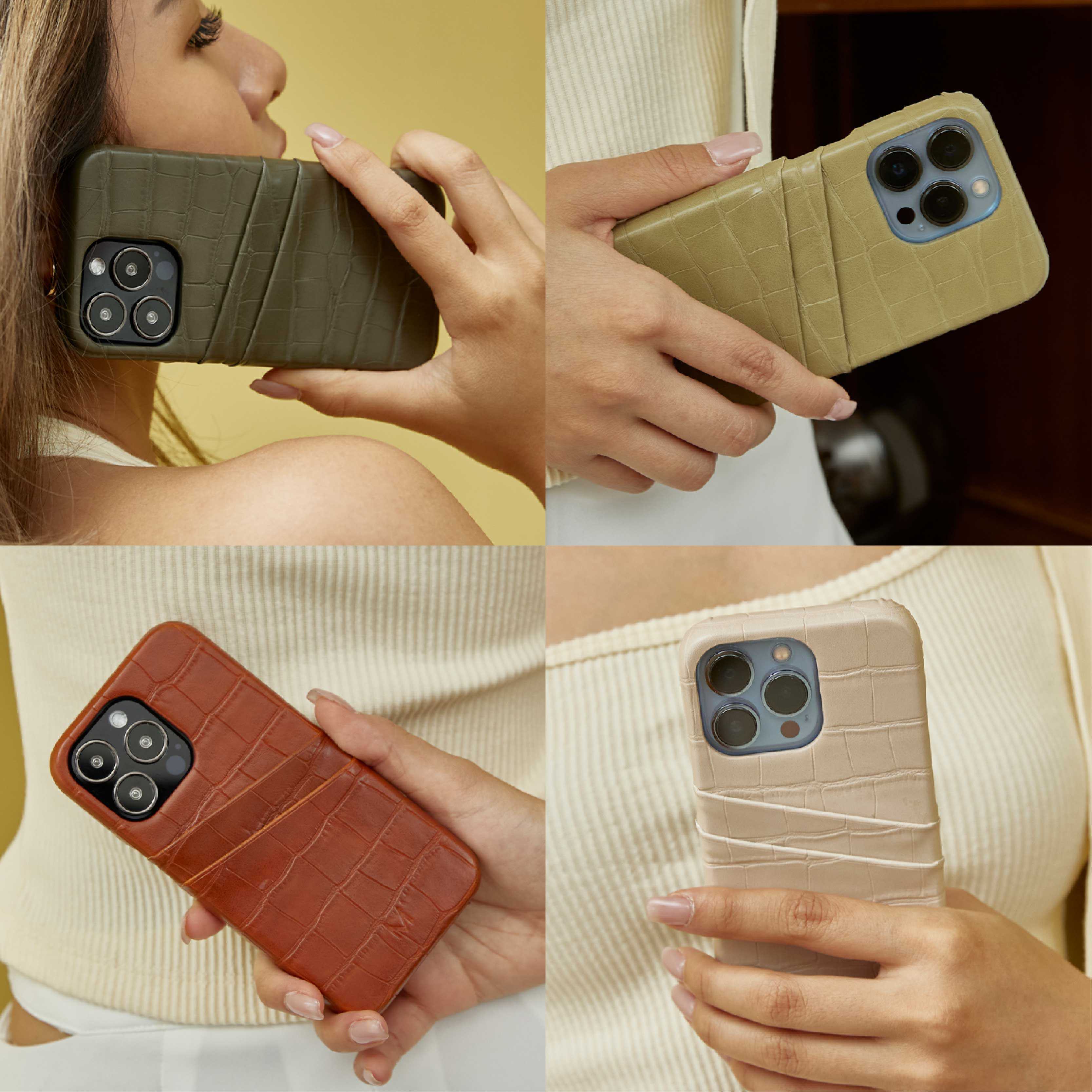 MUSE Card Holder Phone Case WARM Tone (12/12Pro/12Pro Max)