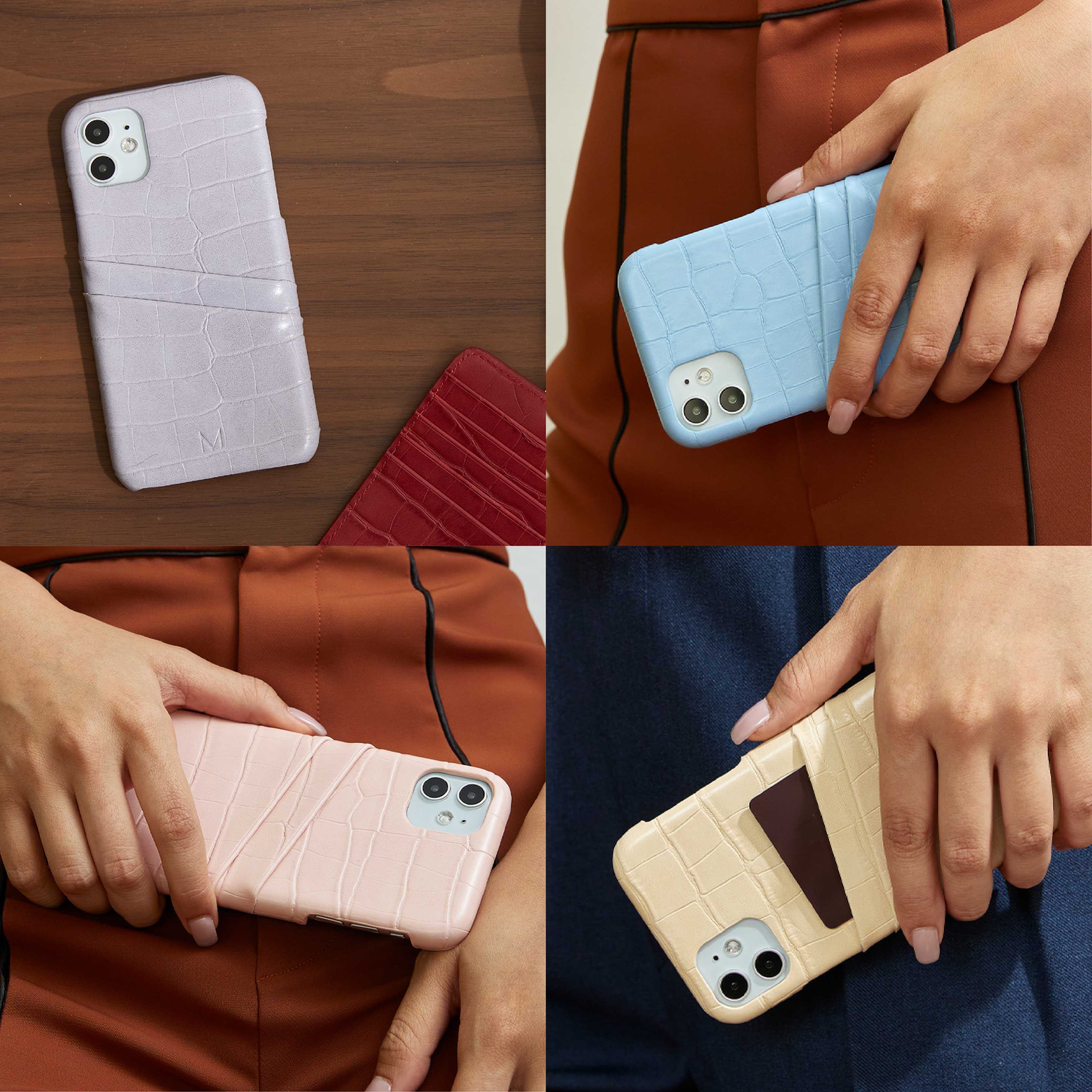 MUSE Card Holder Phone Case WARM Tone (11/11Pro/11Pro Max)