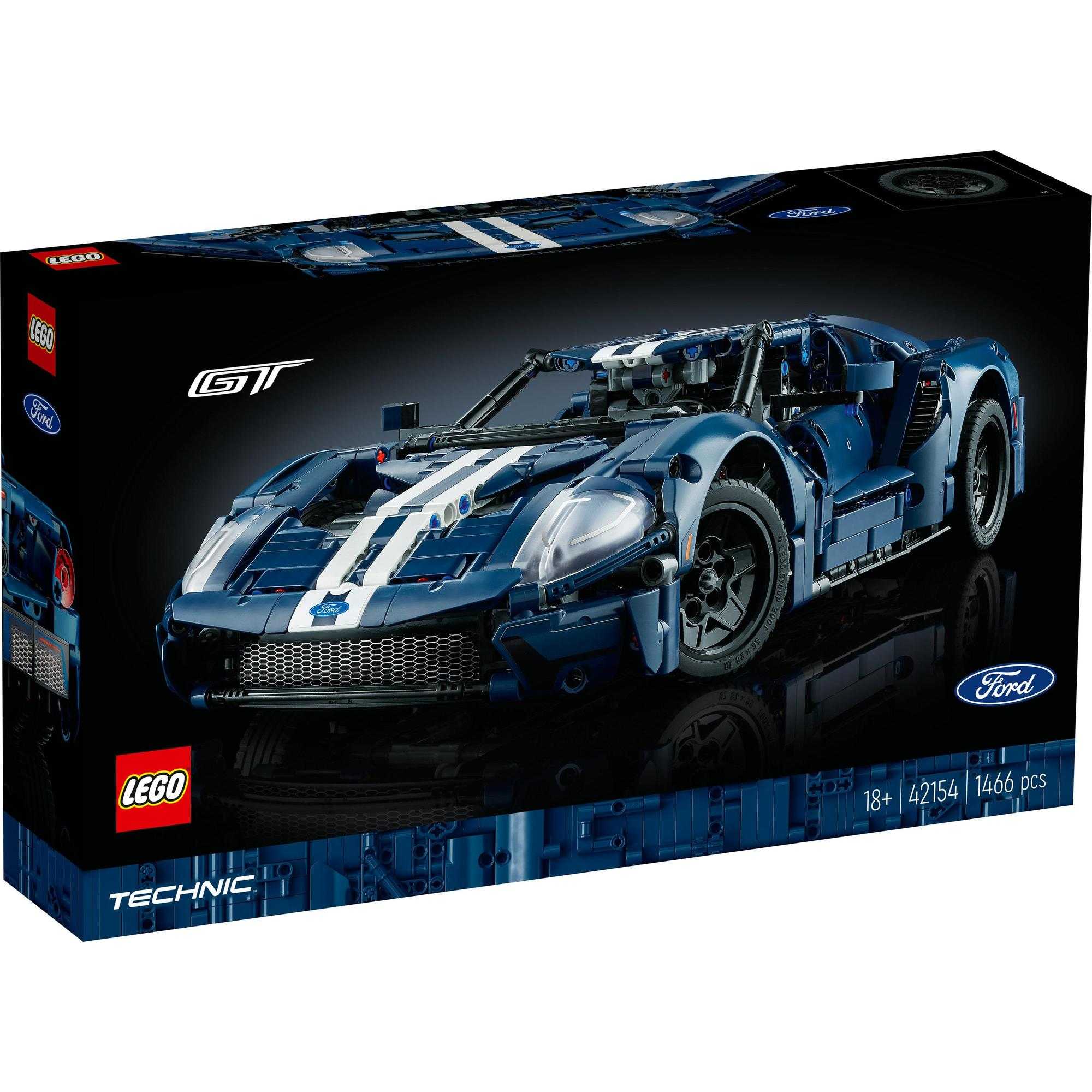 LEGO Technic 42154 2022 Ford GT Building Toy Set (1466 Pieces)