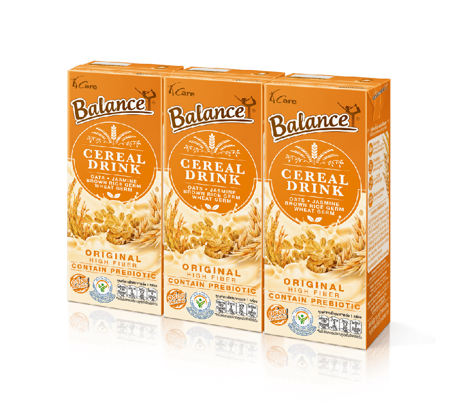 4Care Balance เครื่องดื่มน้ำจมูกข้าวรสดั้งเดิม (180 ml x 3 กล่อง)