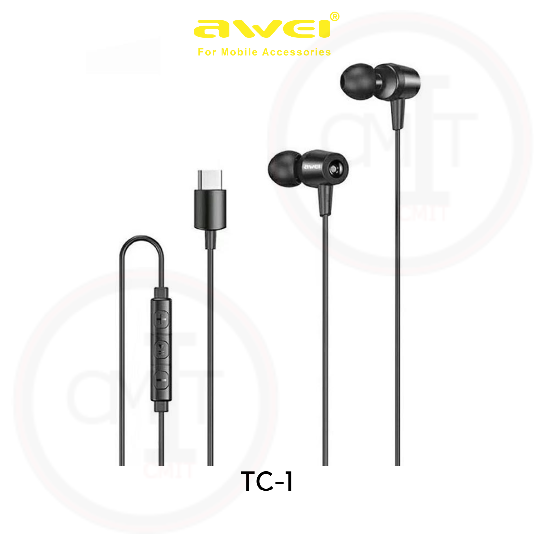 หูฟัง awei รุ่น TC-1 หัว Type-C