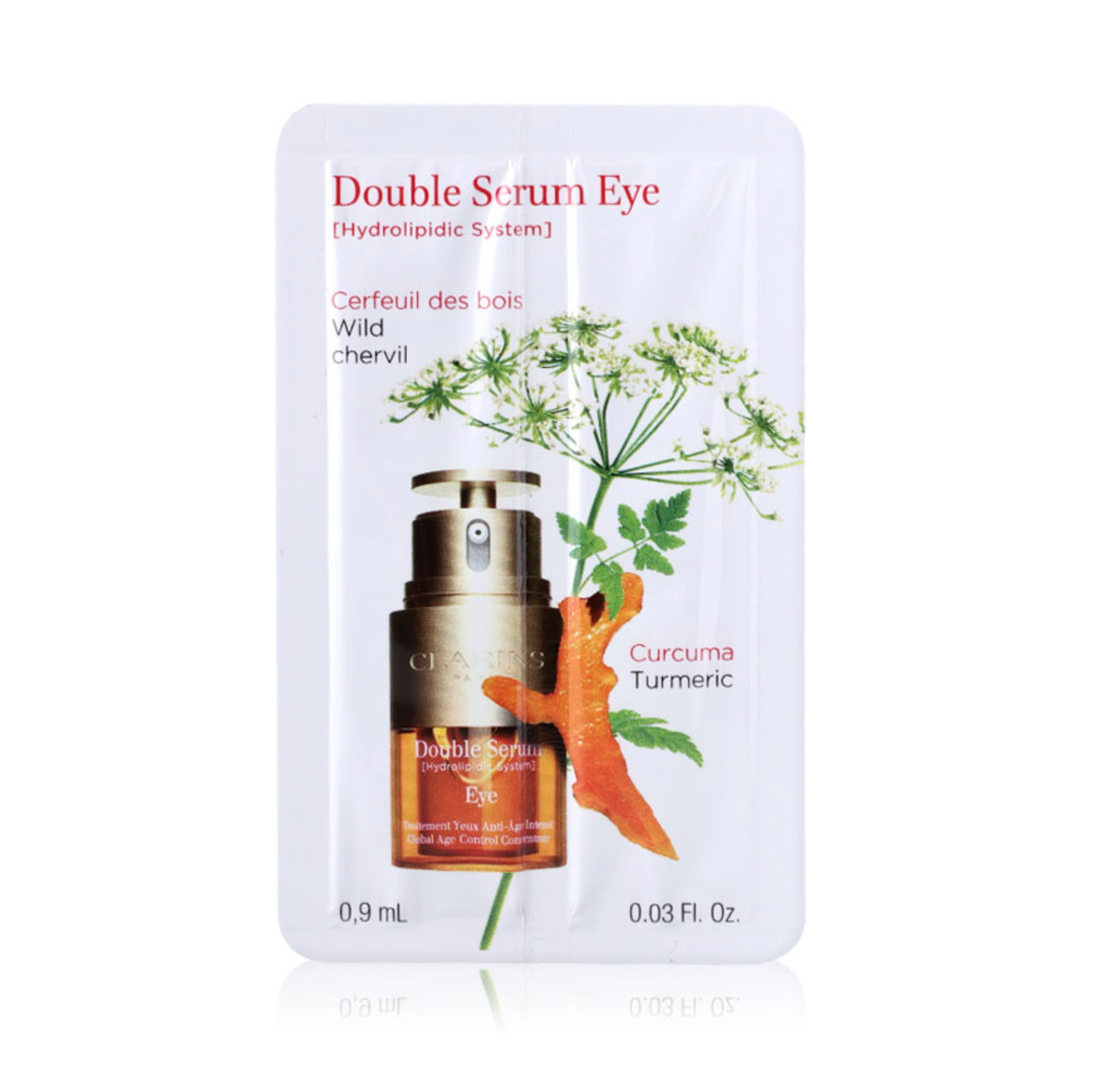 Clarins Double Serum Eye 0.9ml. (อายเซรั่มแบบซอง)