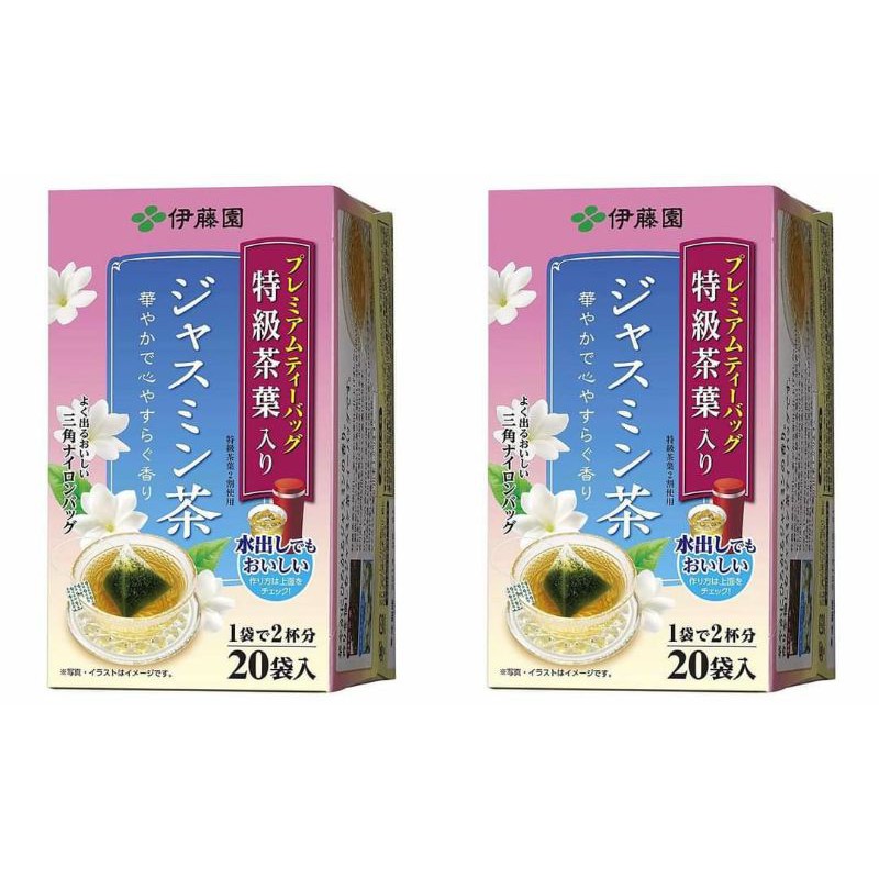 Ito En Premium Jadmine Tea 20Bags ชามะลิเกรดพรีเมี่ยมคัดพิเศษ
ใช้ดอกมะลิตูม หอมกลมกล่อม จากญี่ปุ่น