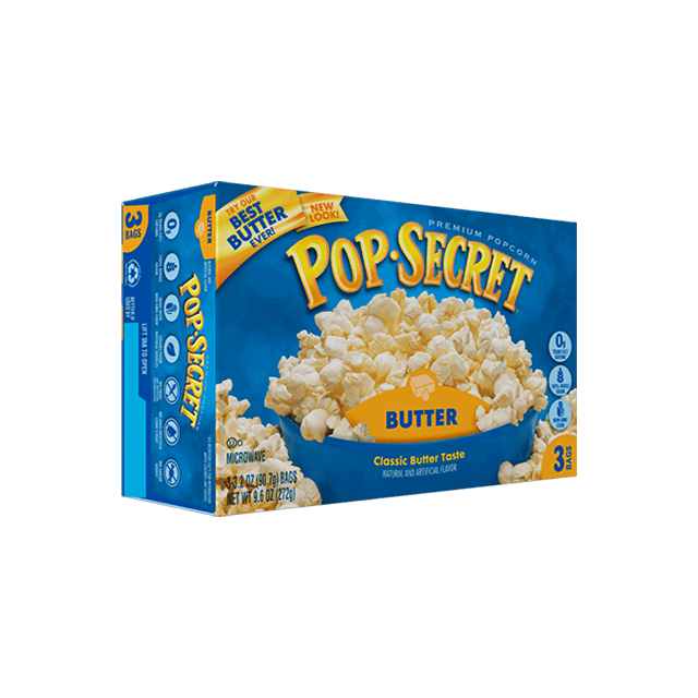 Pop-Secret Microwave Popcorn - Butter 270 g (90 g X 3)