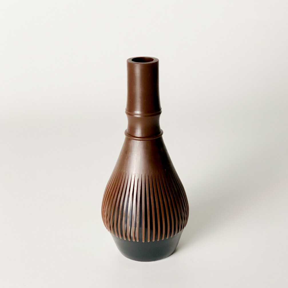 แปรงชงชามัทฉะเรซิ่น สีน้ำตาล Fugetsu Resin Whisk Brown