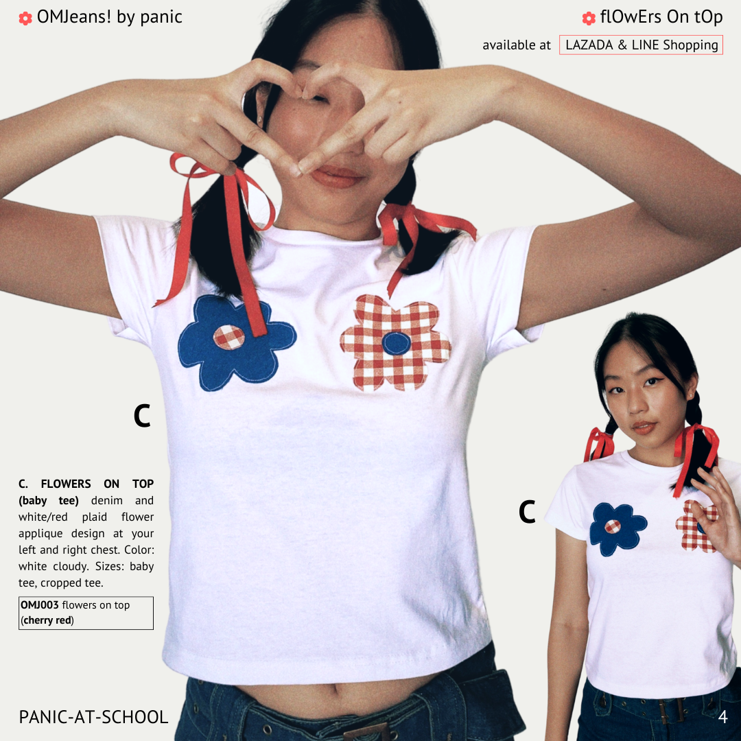 flOwErs On tOp (cherry red)