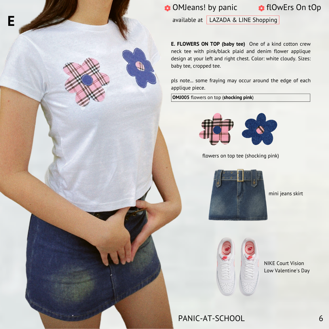 flOwErs On tOp (shocking pink)