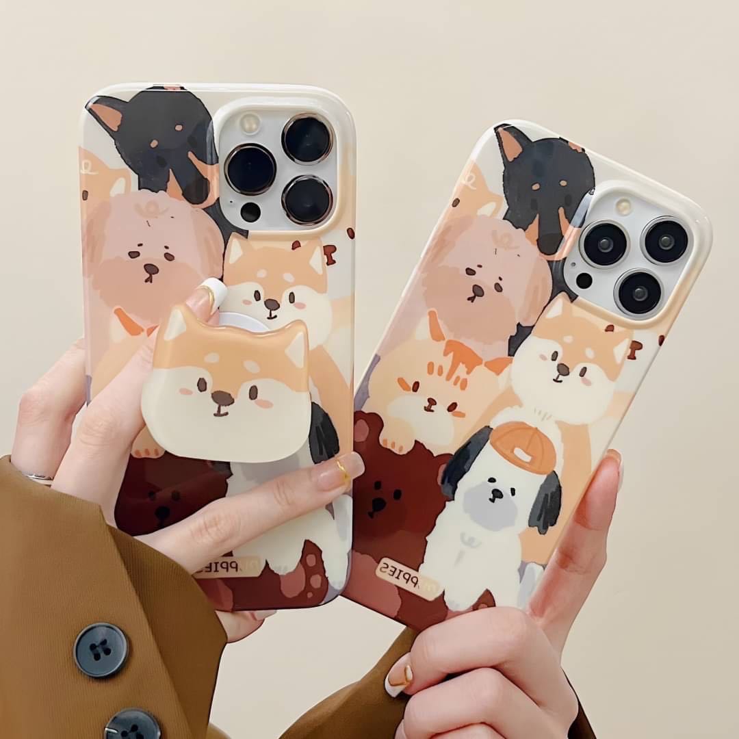 สอบถามก่อนกดสั่ง เคสหมา เคสผิวเงา holder griptok ไอริง เคสนิ่ม เคสtpu tpu นิ่ม เคสไอโฟน เคสiphone