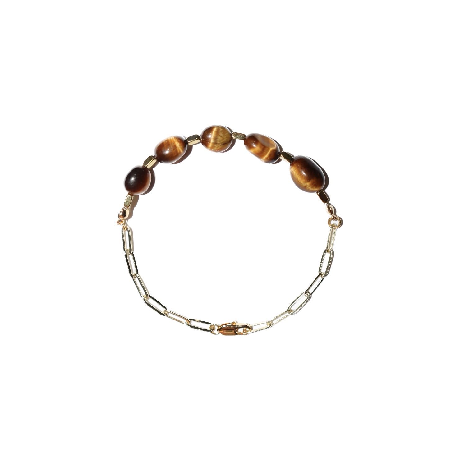 Opulentus: Tiger’s Eye & Pyrite bracelet