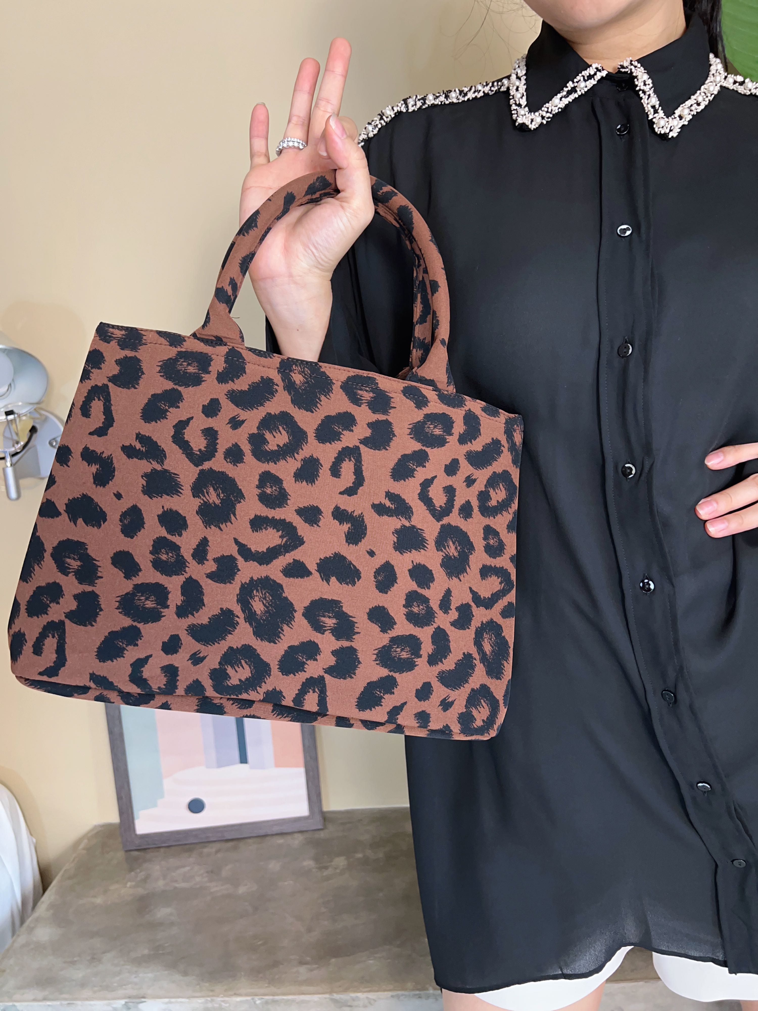 Barbie bag leopars