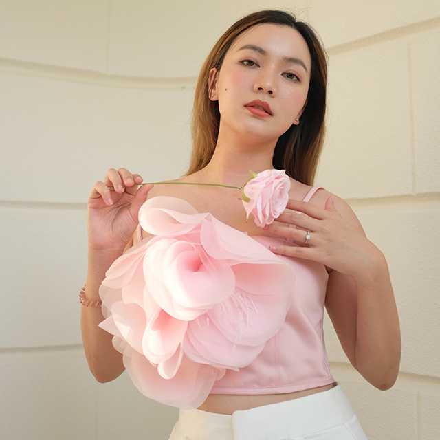 la pivoine Top - Pink