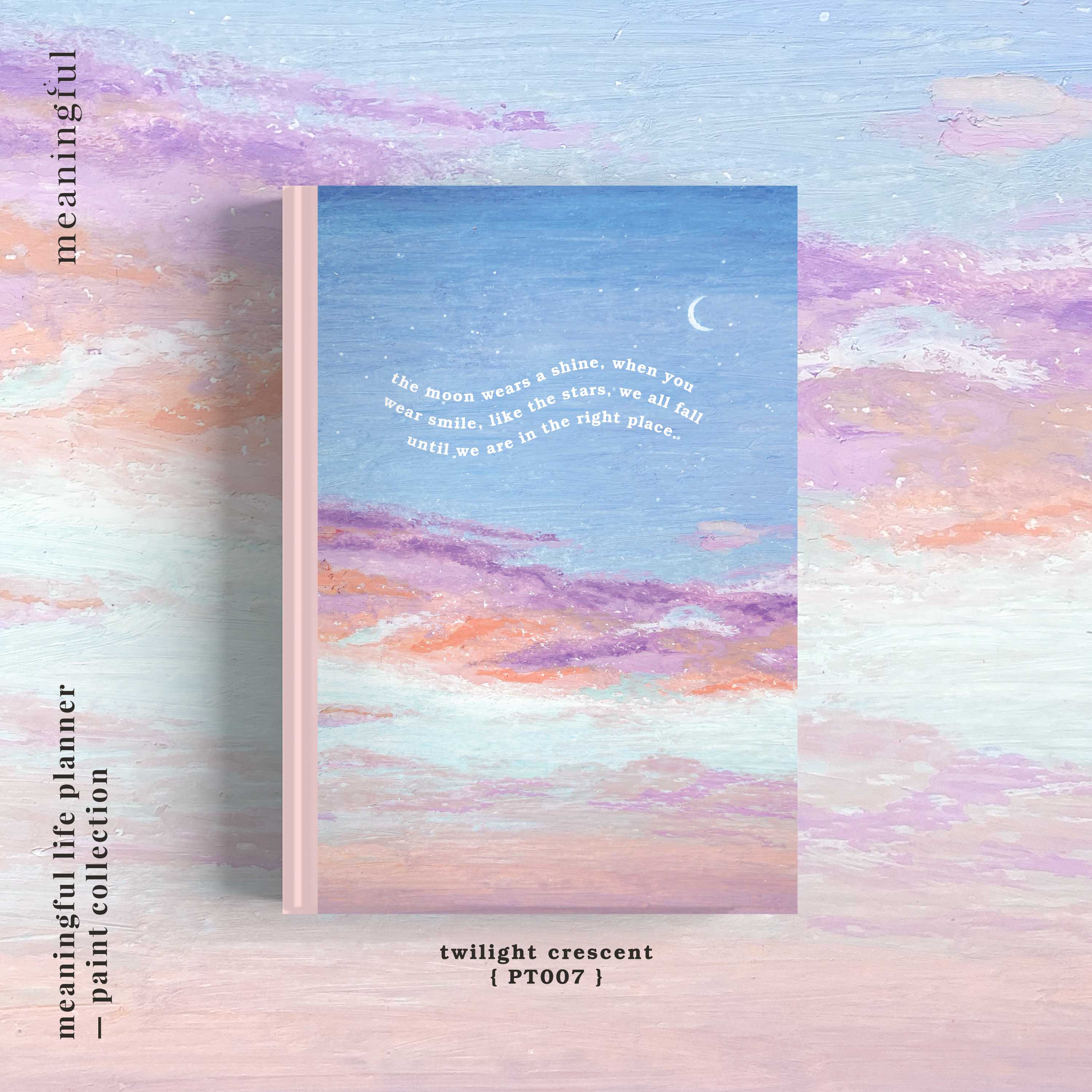 Meaningful Life Planner & notebook | Paint collection — pt007