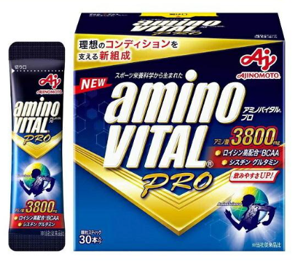 AMINO VITAL PRO  ACID+BCAA 3800mg อะมิโน วิเทล โปร  ฟื้นฟูและซ่อมแซมกล้ามเนื้อ 3 ซอง