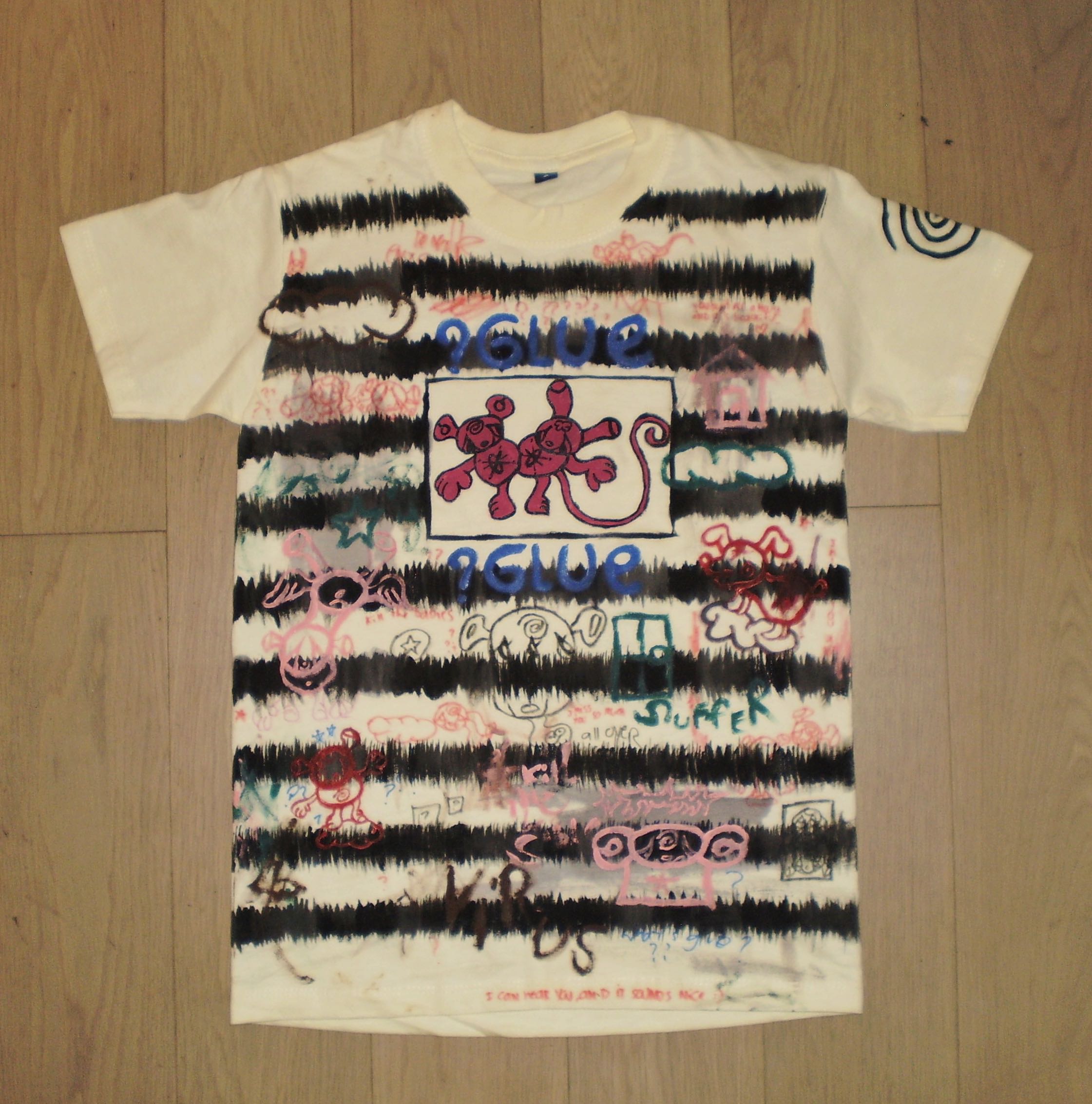GluE tee (cream)