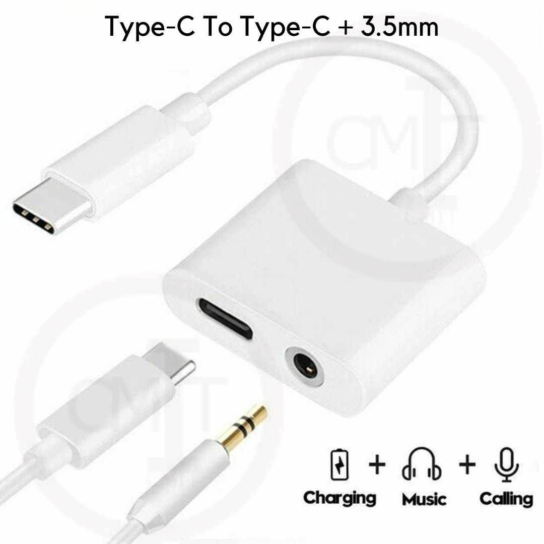 อะแดปเตอร์ Type-C to Type-C + 3.5mm พร้อมส่ง