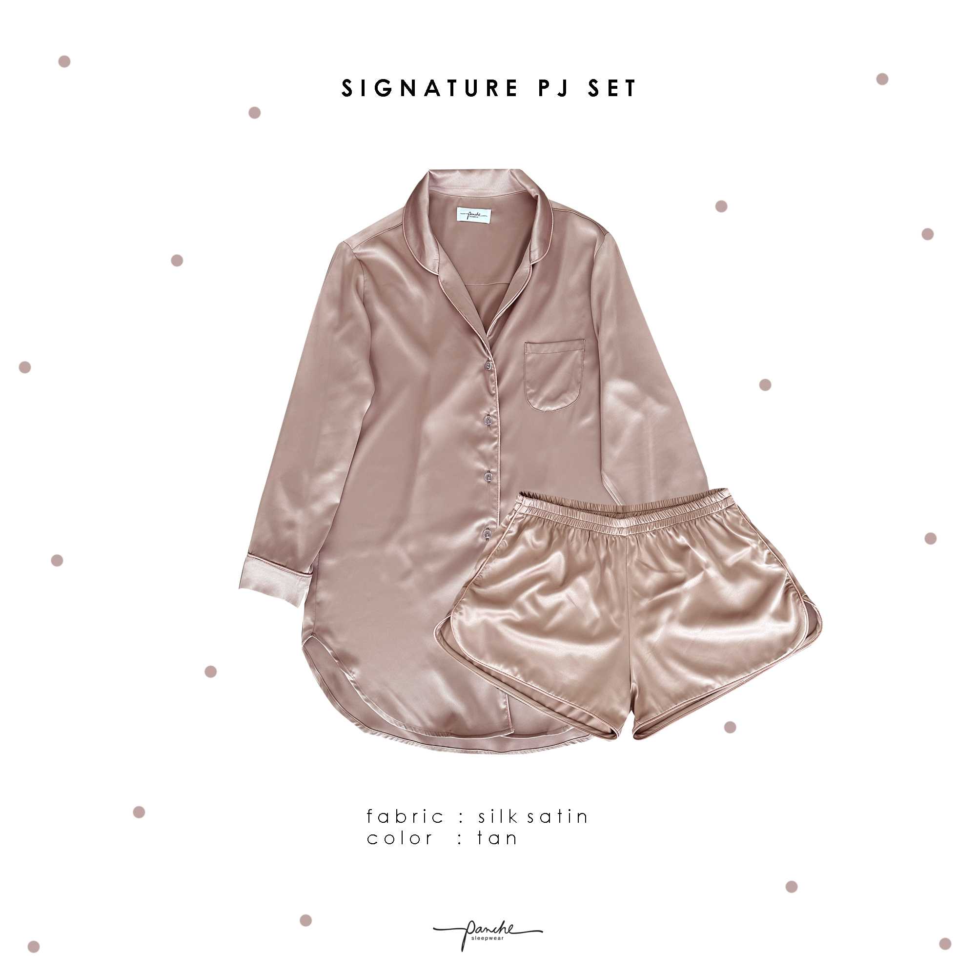 Signature PJ Set - Tan