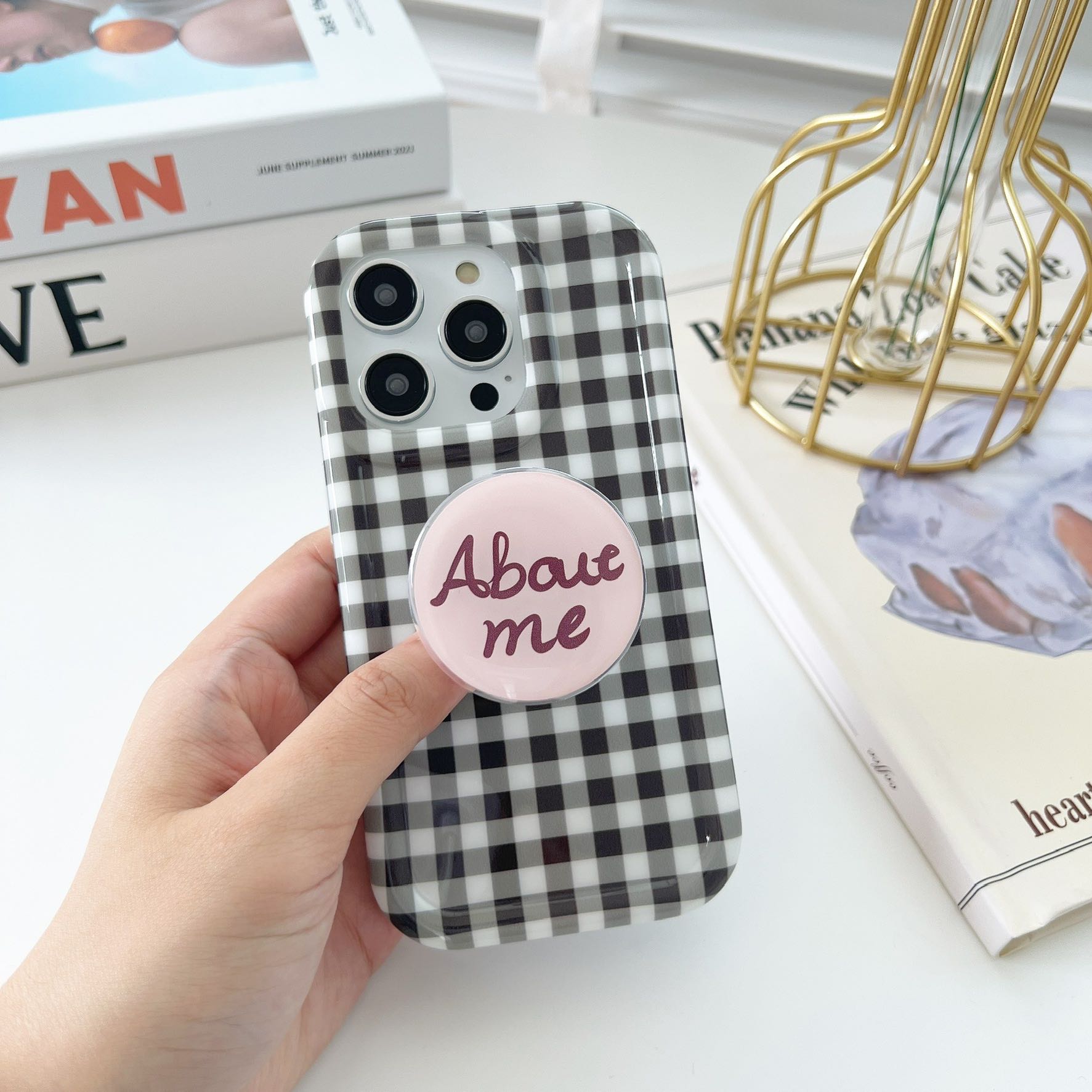 สอบถามก่อนกดสั่ง เคสลายสก๊อต เคสลายสก็อต holder griptok ไอริง เคสนิ่ม ผิวเงา นิ่ม เคสไอโฟน เคสiphone