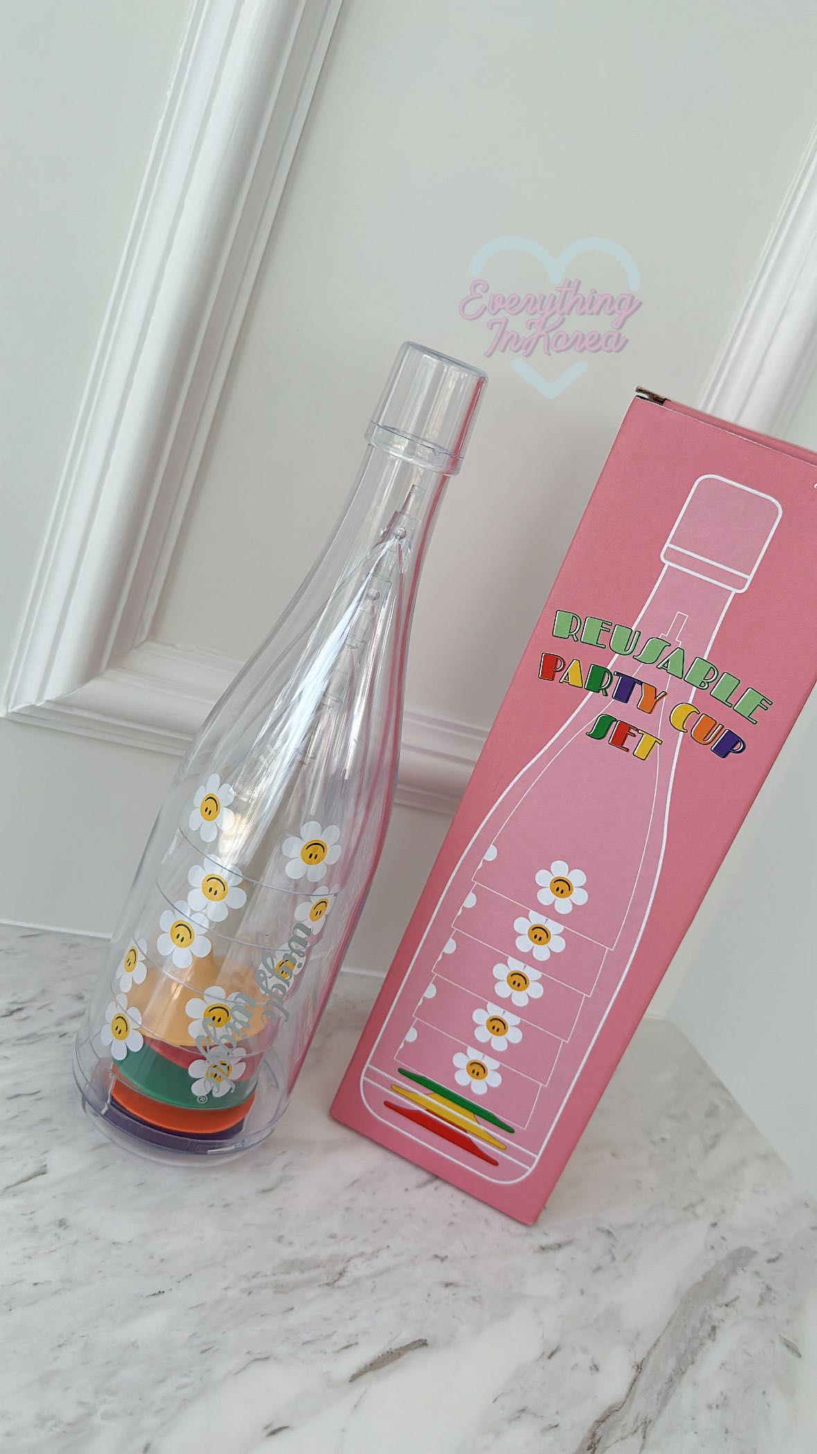 (พรีออเดอร์)Wiggle Wiggle Reusable Party Cup set