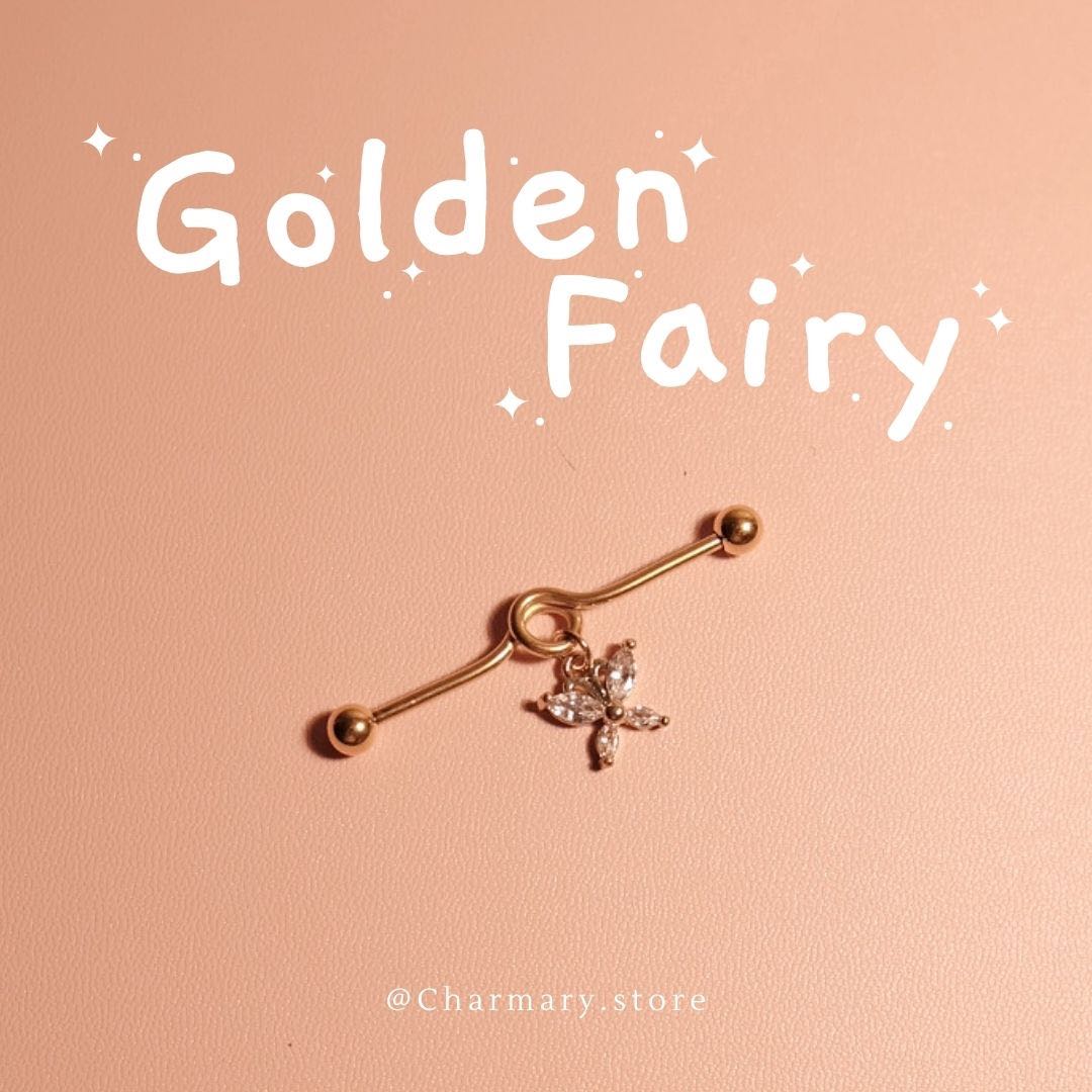 [สินค้าพร้อมส่ง✨] จิวดามหู Golden Fairy 🧚🏻‍♀️ 