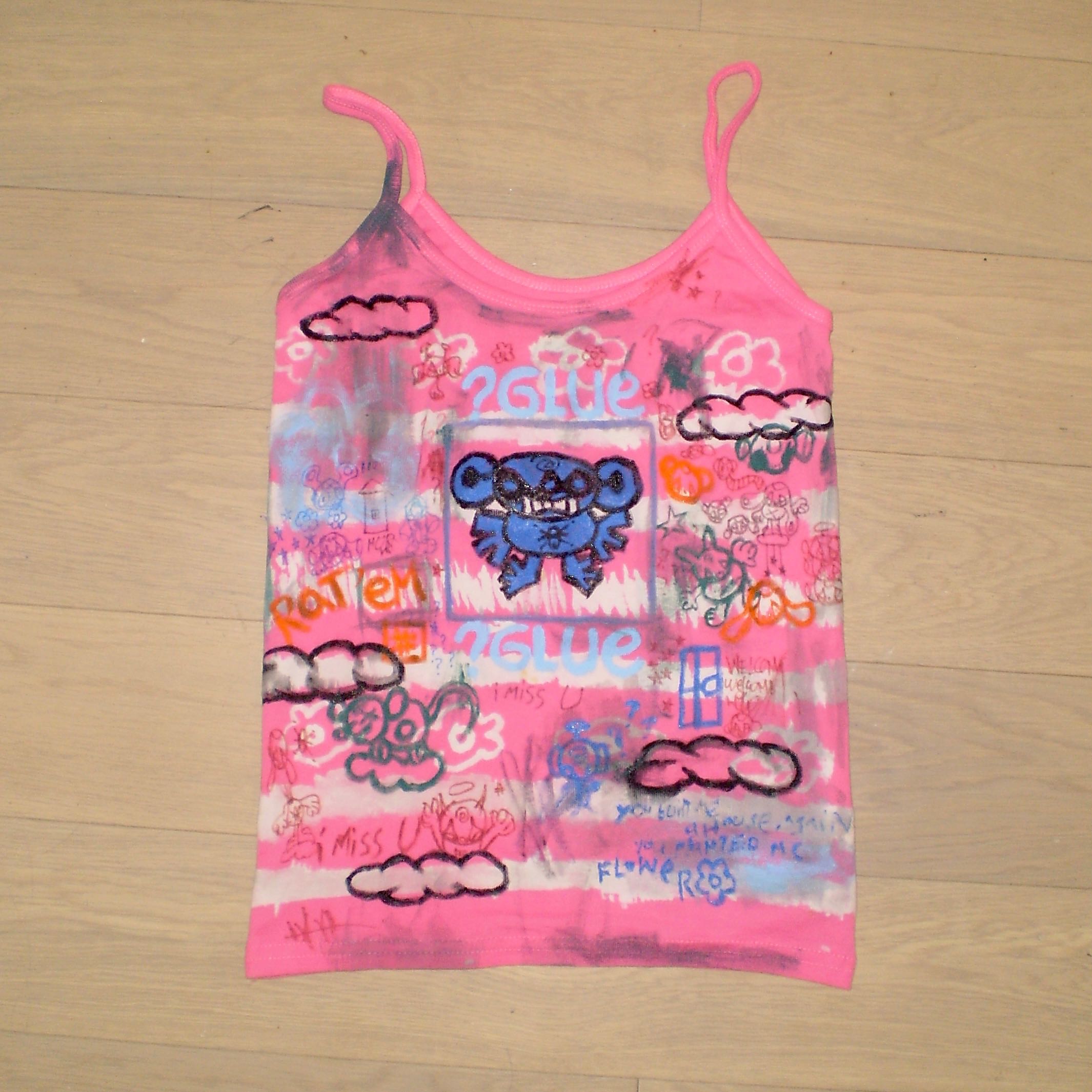 GluE tank top (pink)