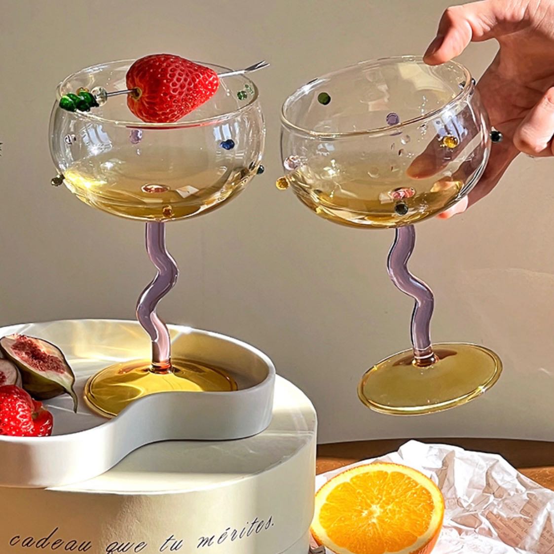 Jelly bean glass (Pre-order)