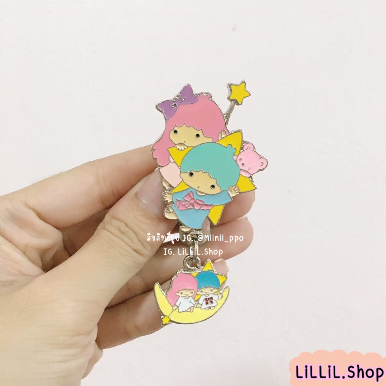 ที่หนีบเข็มขัด a little twin stars ที่หนีบเข็มขัดนักเรียน ที่หนีบเข็มขัดนักศึกษา เข็มขัด
