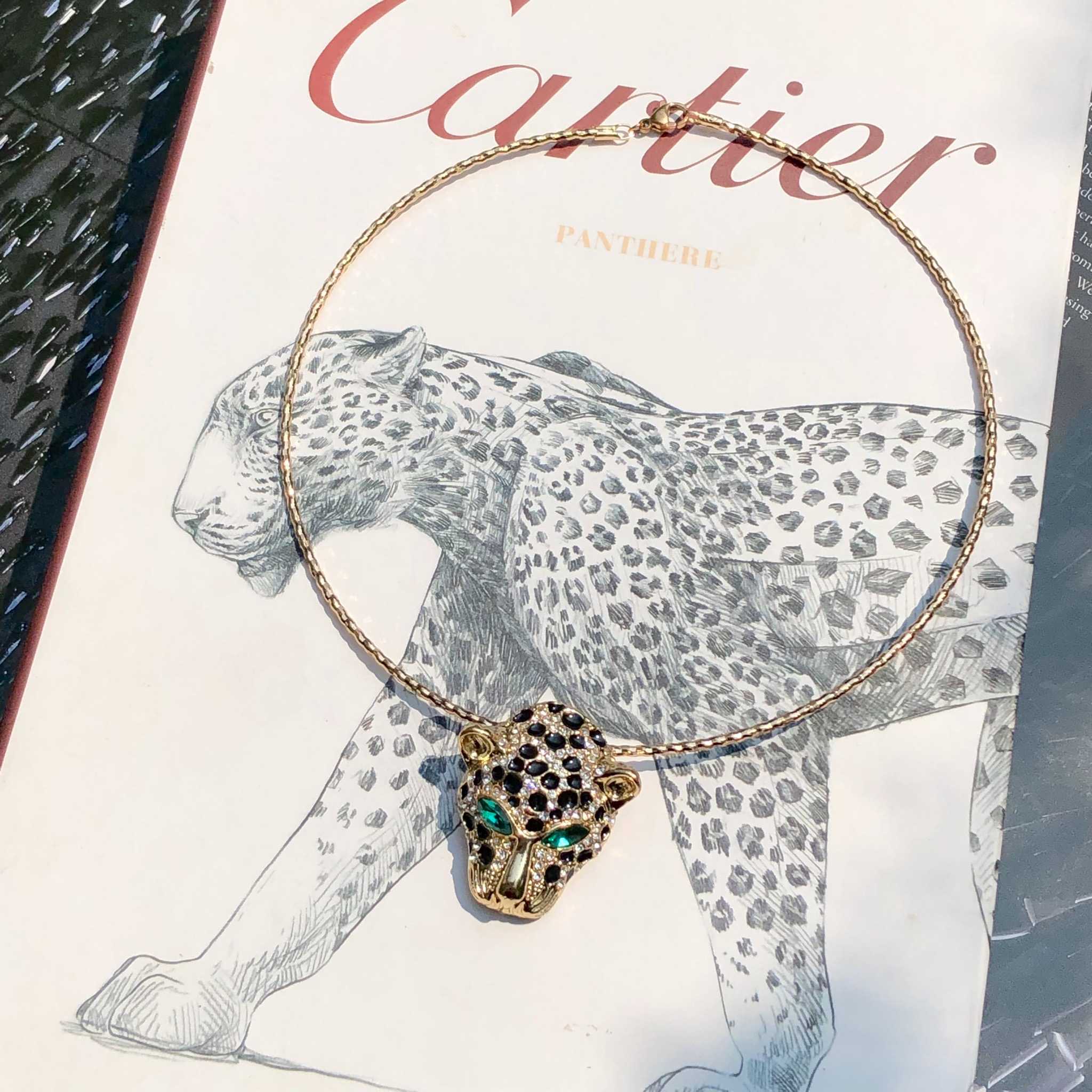 Remarkable Panther Choker & Brooch, 2 in 1 🐯👑🐯 สร้อยคอโชคเกอร์จี้เสือสุดพิเศษ