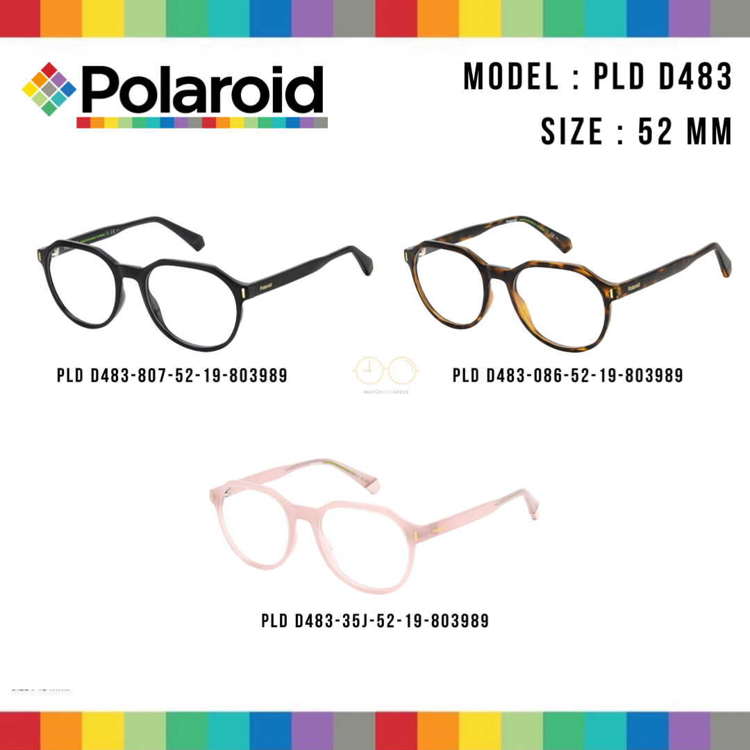 Polaroid Eyewear Opticals PLD D483  แบรนด์แท้💯%