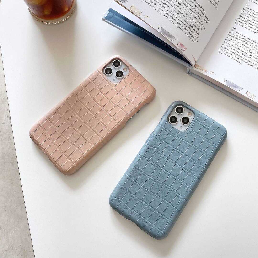 เคสหนังแข็ง ฟ้าตุ่น/ชมพูตุ่น