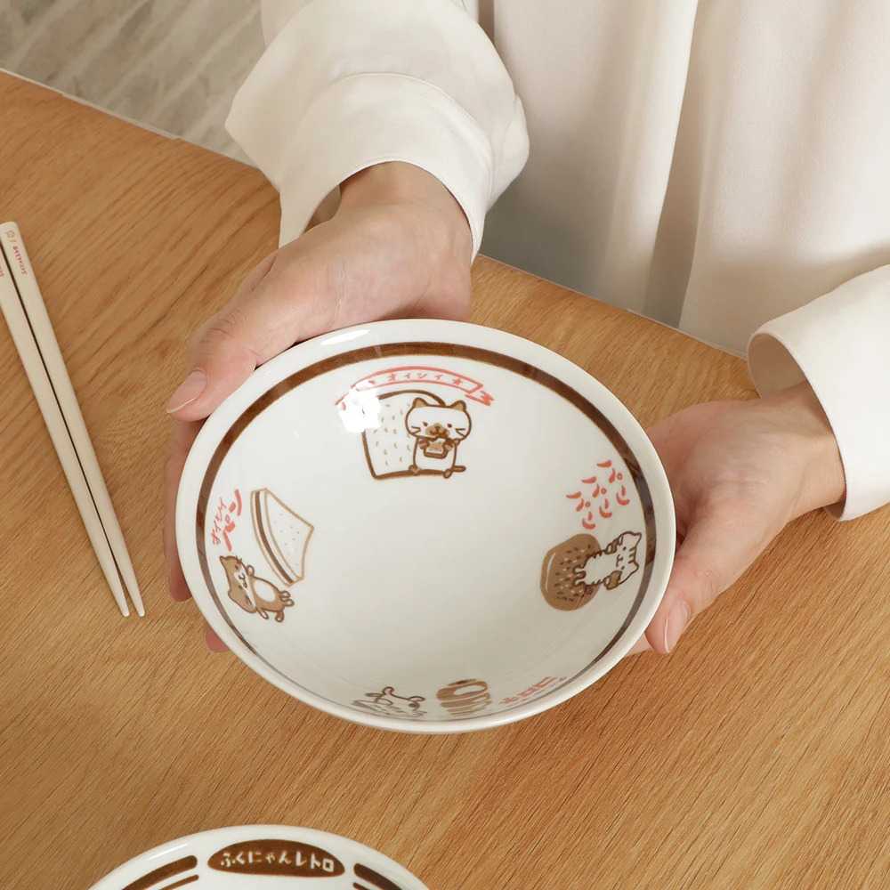 พร้อมส่ง! [ Retro Collection ] ชามแมว M- Retro Bowl
