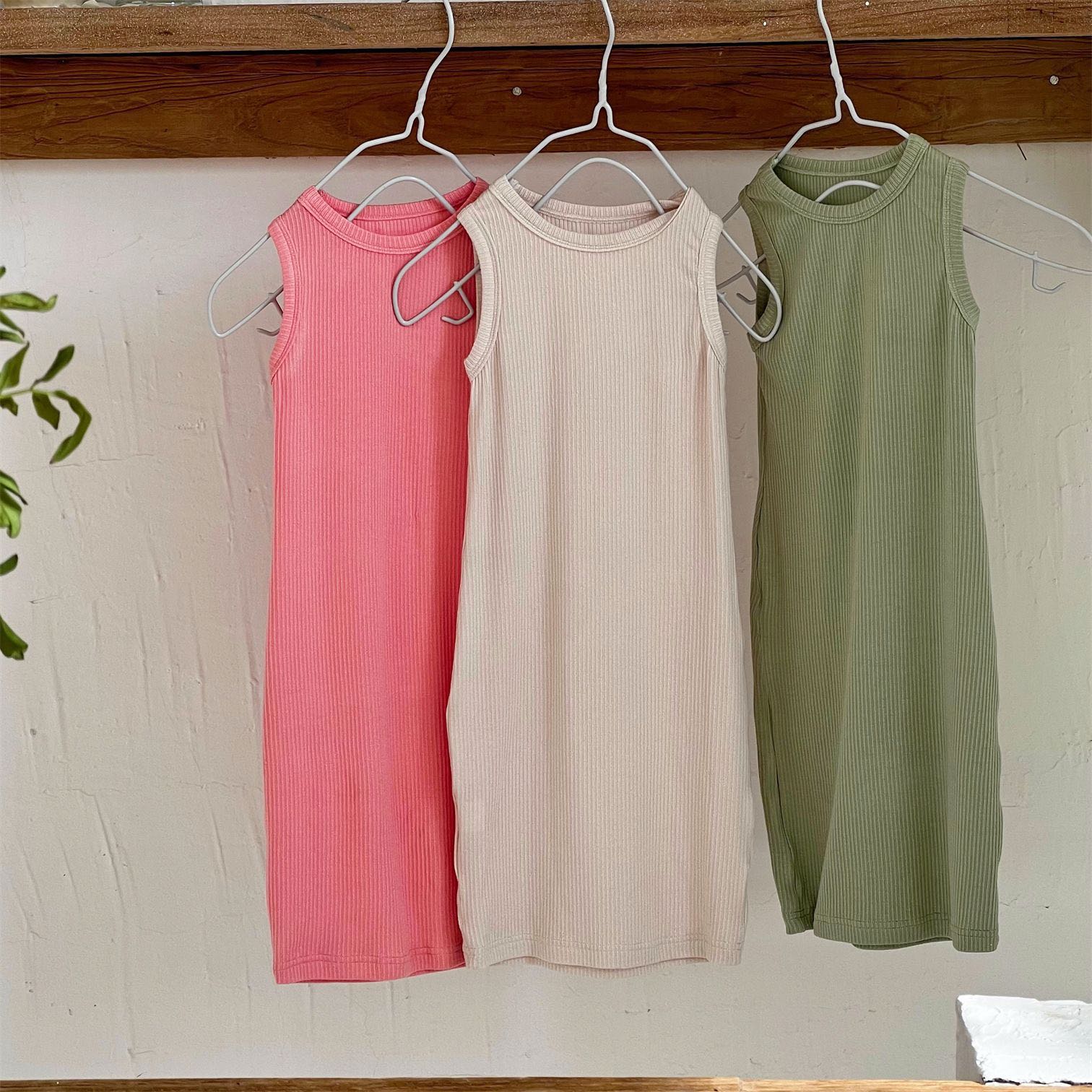 Elastic Sun Dress  /เดรส size 110