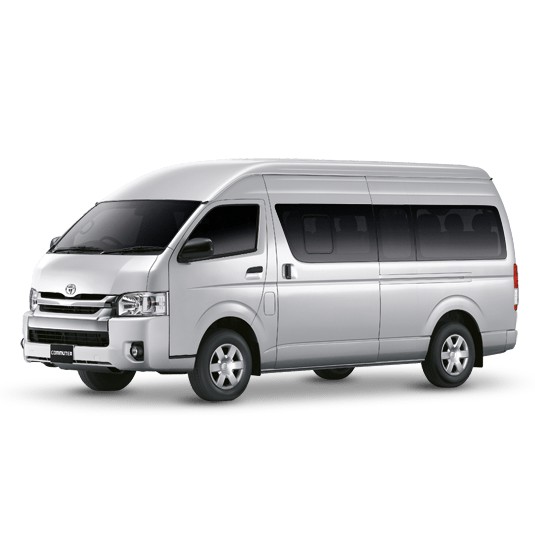 ผ้าคลุมรถตู้ Commuter ตรงรุ่น 100% พร้อมส่ง Silver Oxford เกรดพรีเมี่ยม